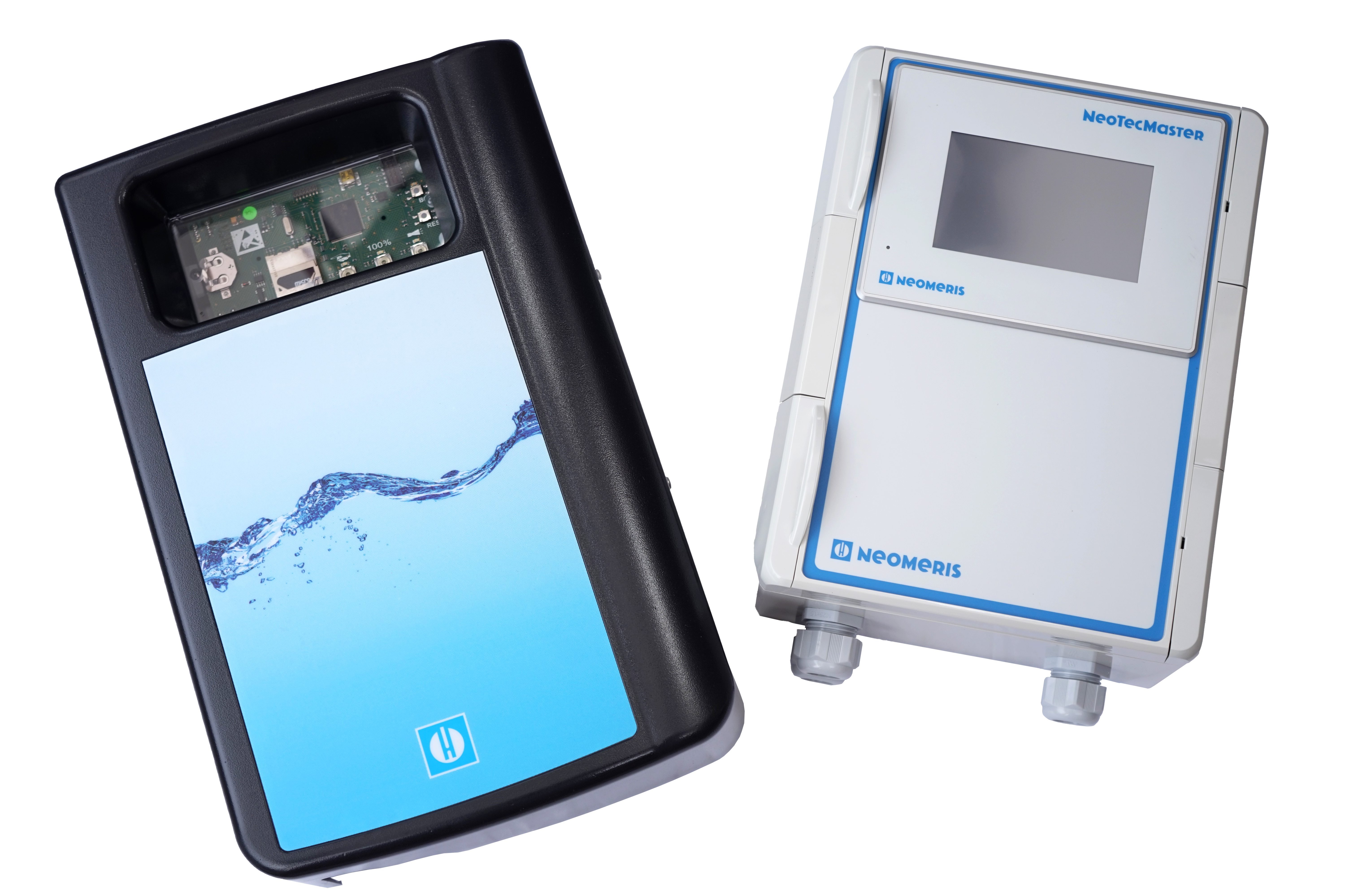 Testomat® LAB TH und NeoTecMaster® - Mehrwertpaket Testomat LAB TH und NeoTecMaster, Gehäuseansicht mit OLED-Display, Prozessüberwachungssystem