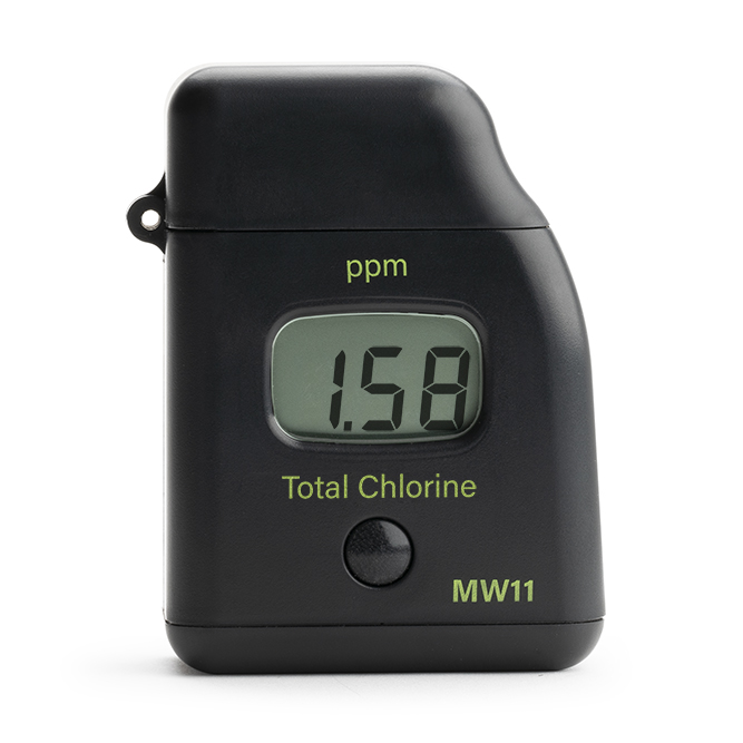 Milwaukee MW11 Digital Total Chlorine Tester, front view