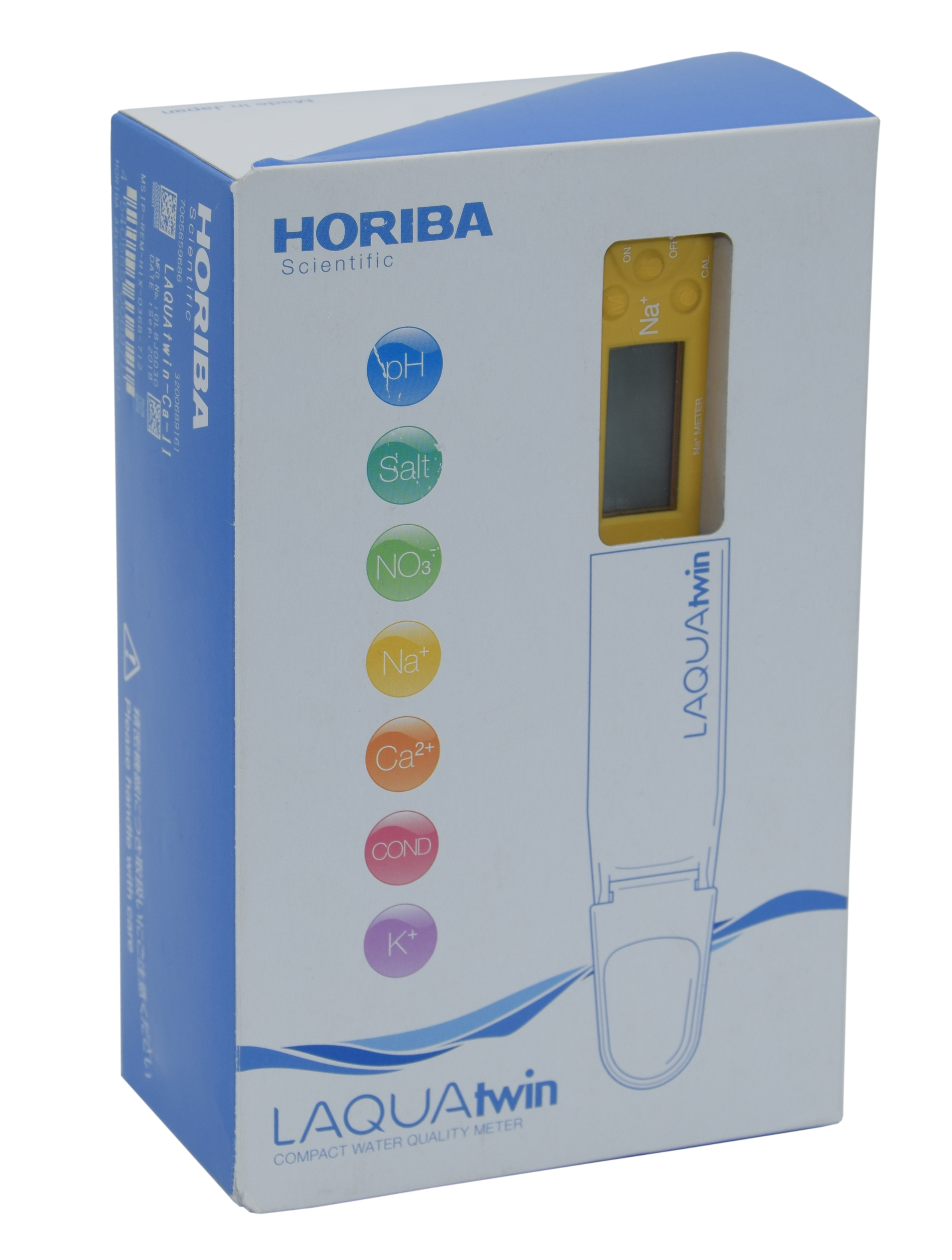 Horiba LAQUAtwin Natrium Ionen (Na+) Tester mit 2 Kalibrierpunkten und Temperatur Messung (Na-11)