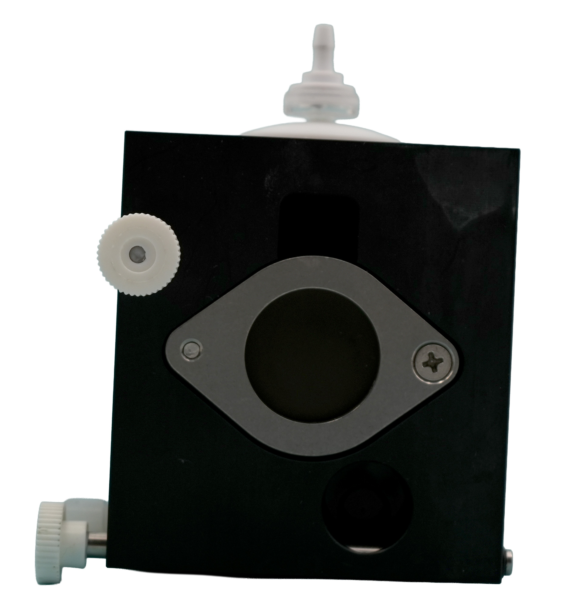 Messkammer-Testomat® LIMIT TH komplett unsere Artikelnummer 40690 seitliche Blick, Sichtscheibe zu sehen