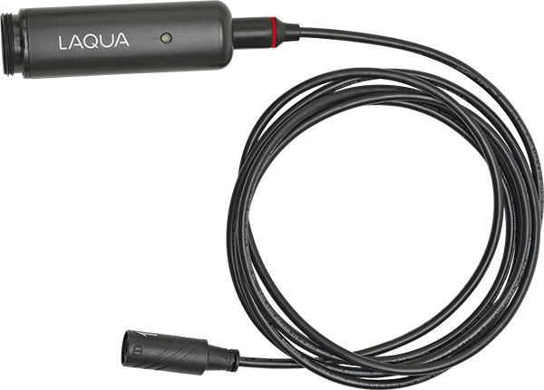 Horiba LAQUA 300‑C‑5 Kabel mit digitalem Sensorkopf, Frontansicht, 5 m Länge