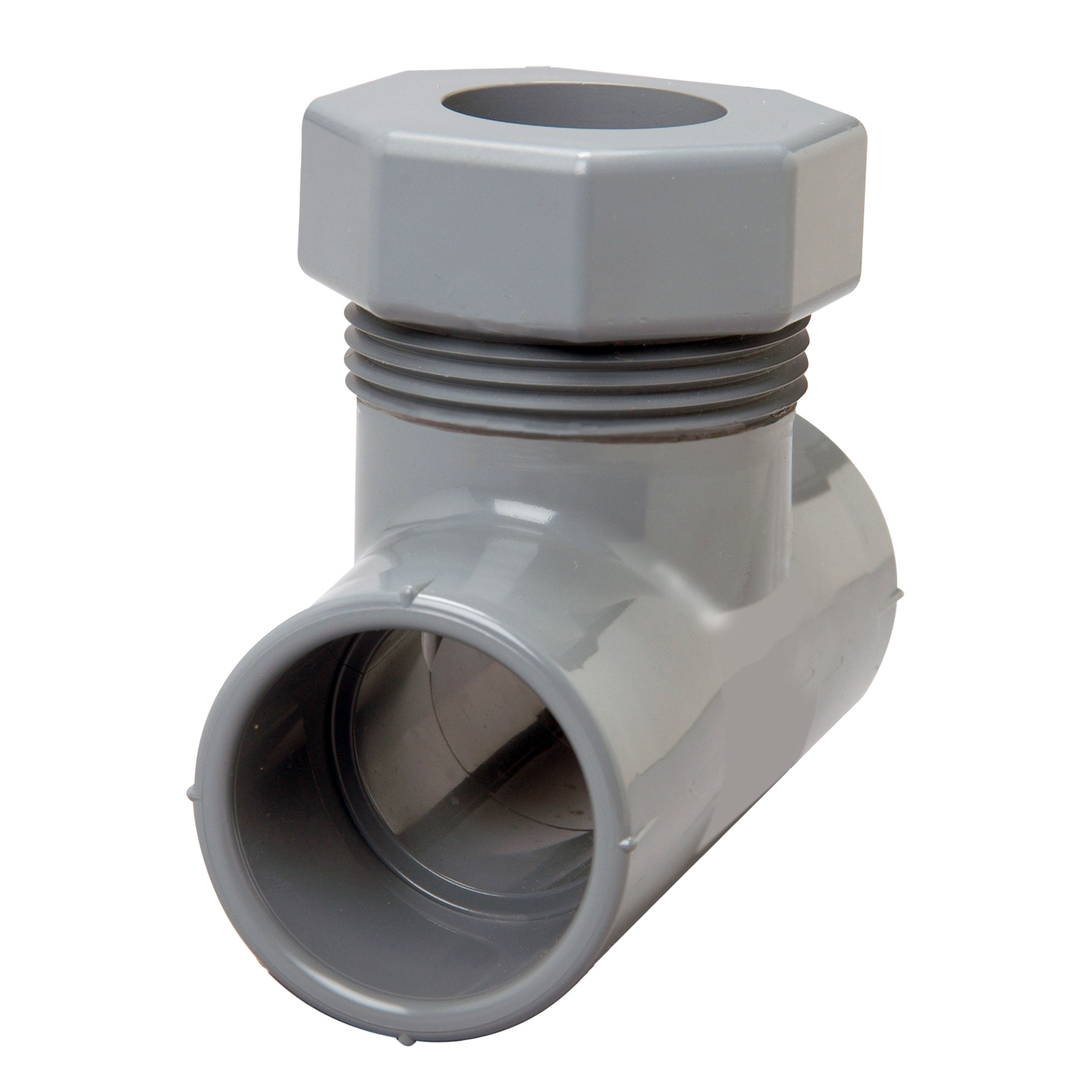 Select Durchflusszelle Select Durchflusszelle T-Stück, Nahaufnahme, präzise Verarbeitung, industrielle Anwendung