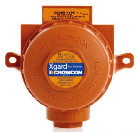 Intrinsically safe gas detector X-Gard with electro-chemical sensor Eigensicherer Gasdetektor X-Gard, Frontansicht des Detektors, kontinuierliche Ozonmessung, elektro-chemisch