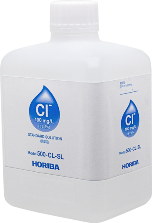 Horiba 100 mg/L Chloride Ion Standard Solution, 500ml (500-CL-SL) Product number: 895921