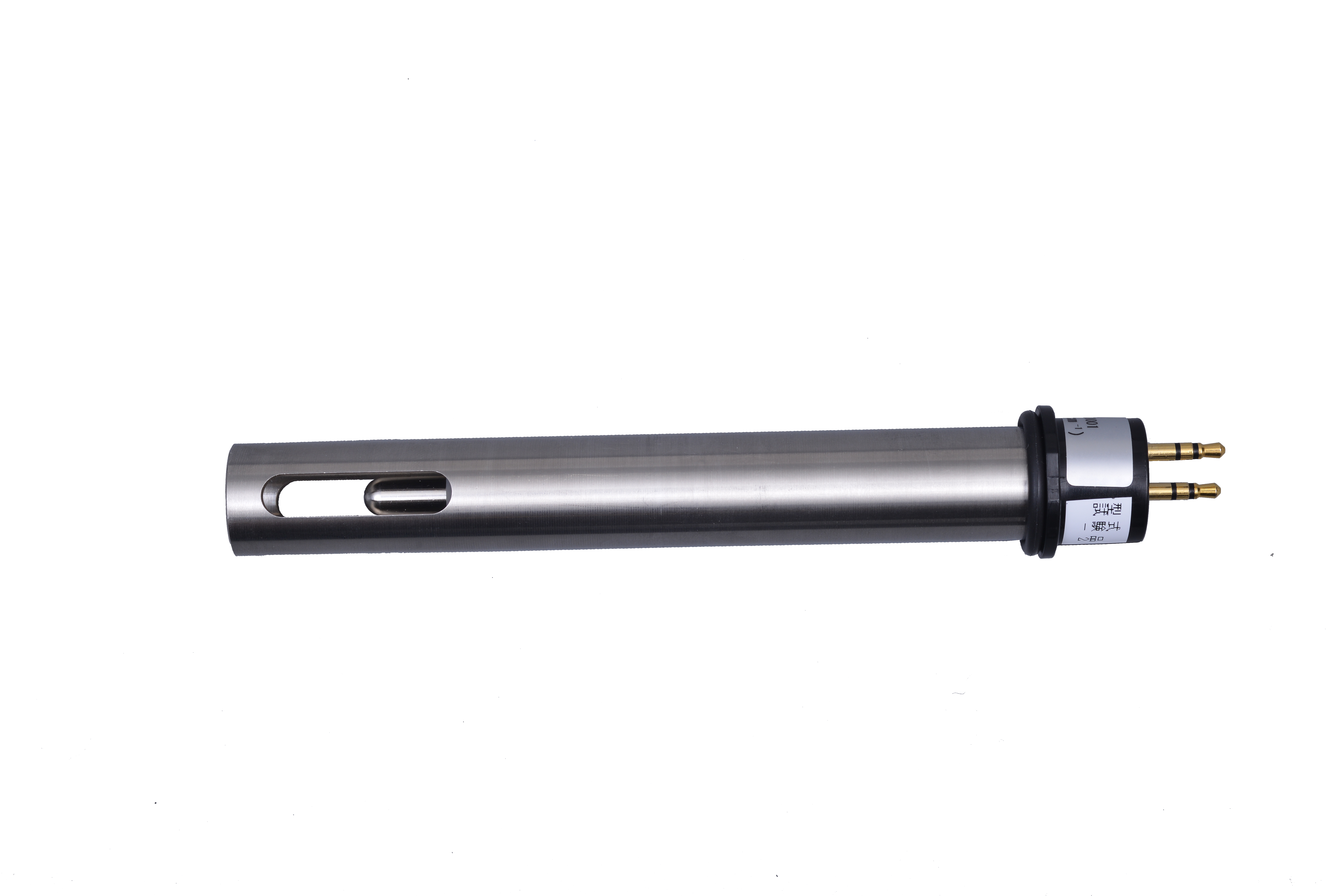 Horiba LAQUA 300‑2C2C Edelstahl‑Sensor vorne, silberner zylindrischer Messkopf