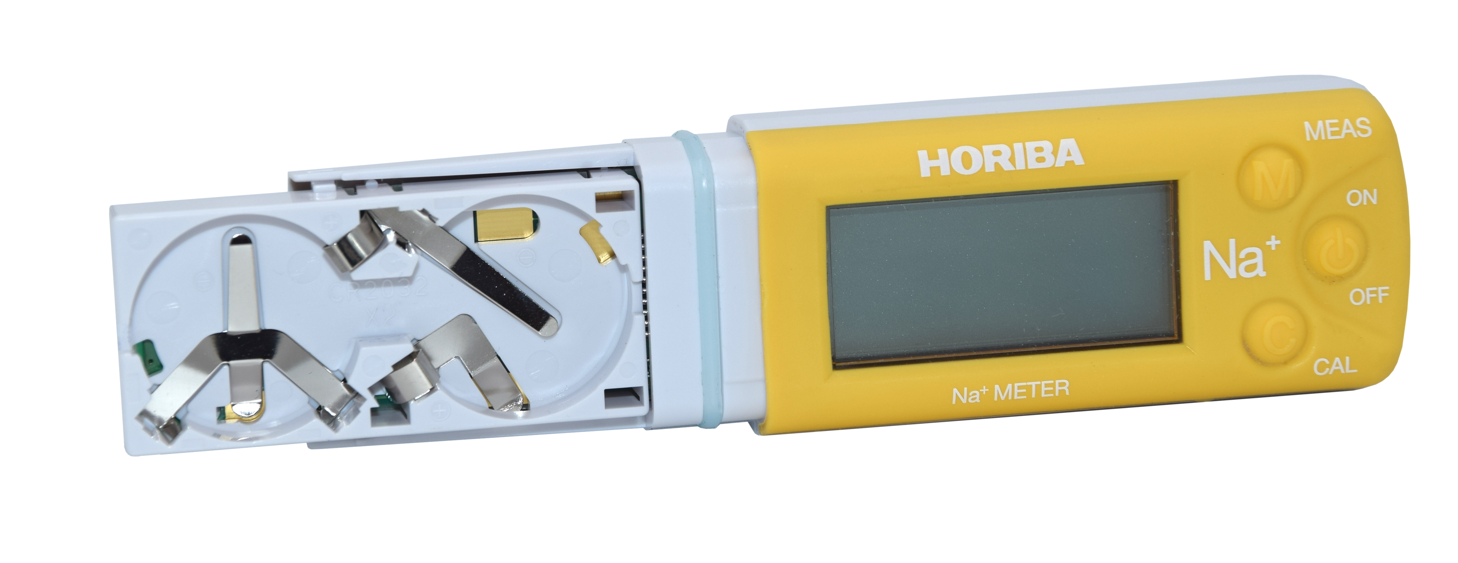 Horiba Na 11 Tester mit leeren Batteriefach sichtbar