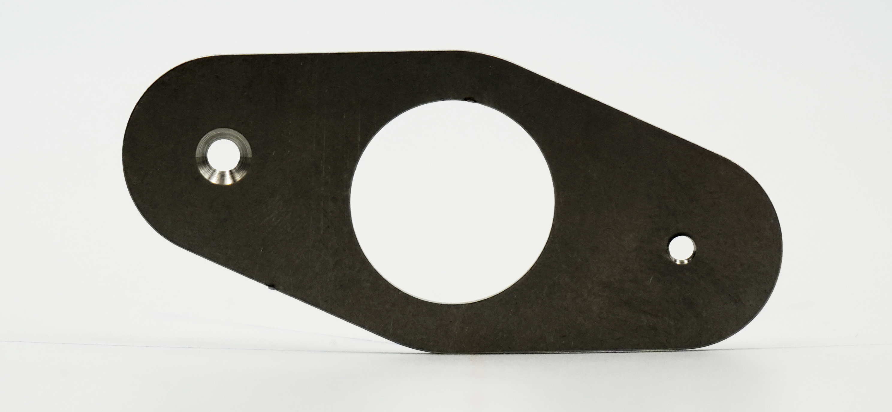 Viewing window holder with countersink and 1.5 thread for the measuring chamber with double glazing, front view