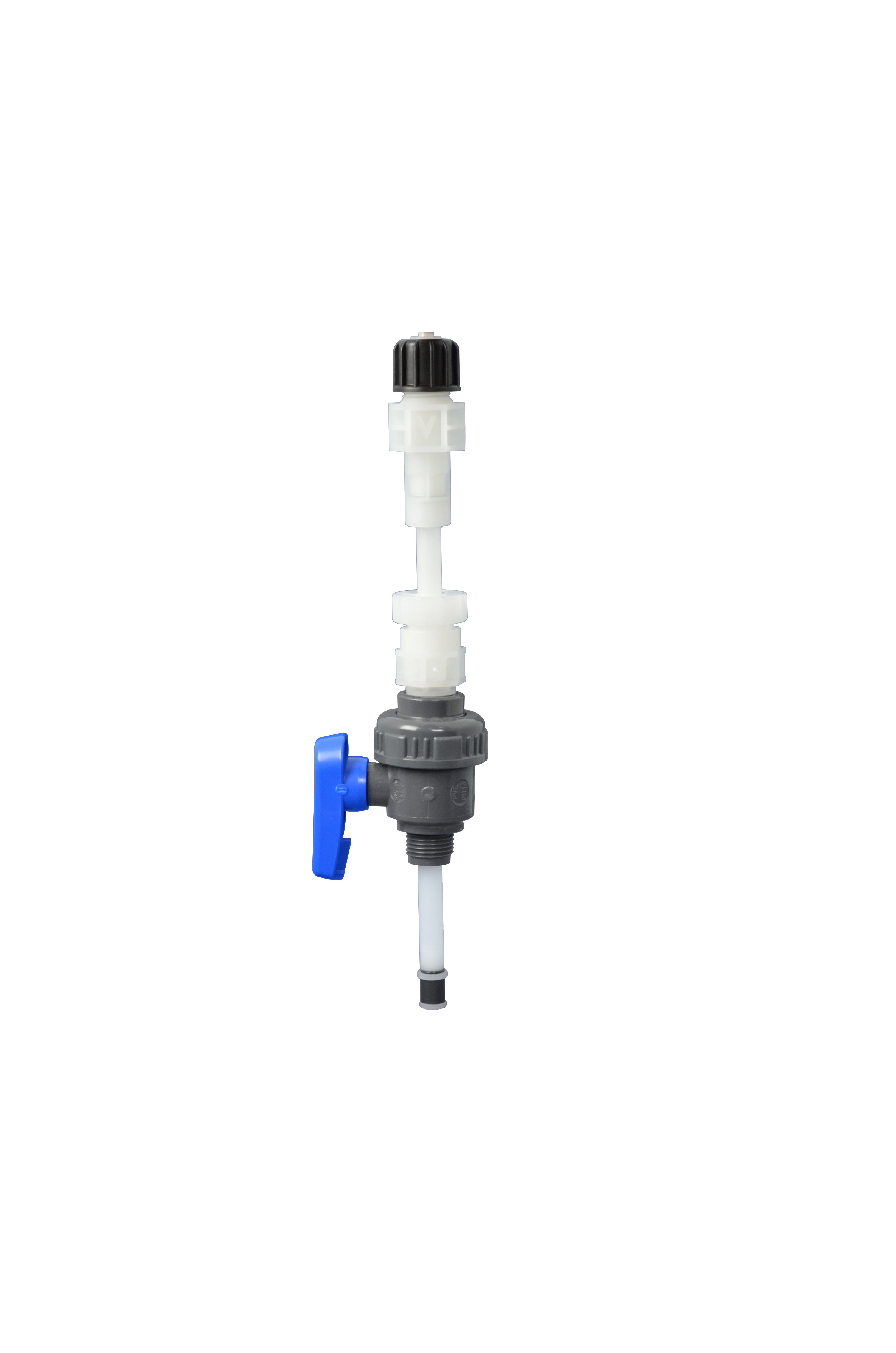 emec LOTUS MINI LINIR-V 1/2", Frontansicht der Einspritzdüse, präzise Dosierung von Natriumhypochlorit