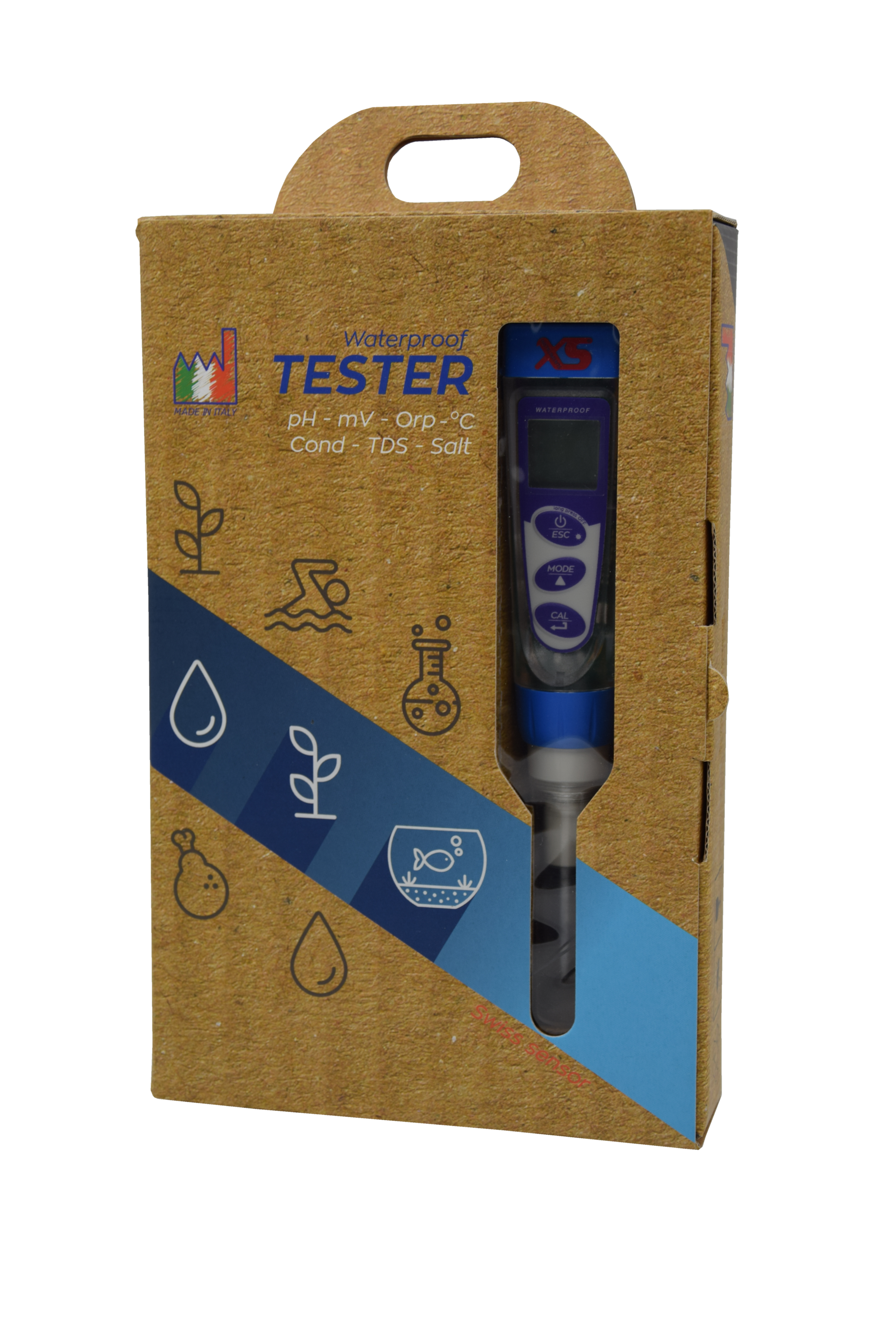 XS PC 5 Tester Kit – Schnelltester für die pH/mV/Leitfähigkeit/TDS/Salz./Temp. Messung