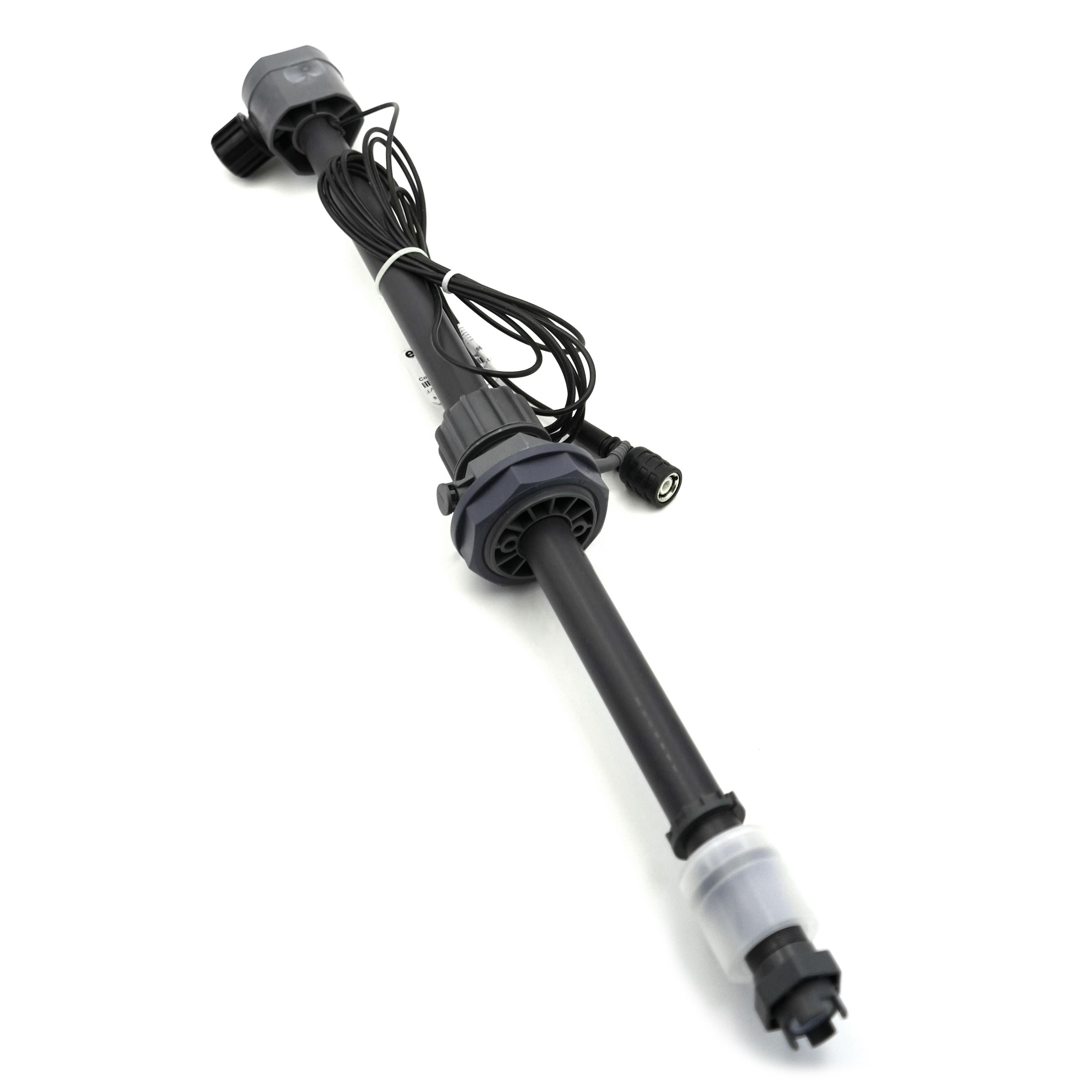 emec Sauglanze Viton Ansicht Entlüftungsnippel und Kabelabgang