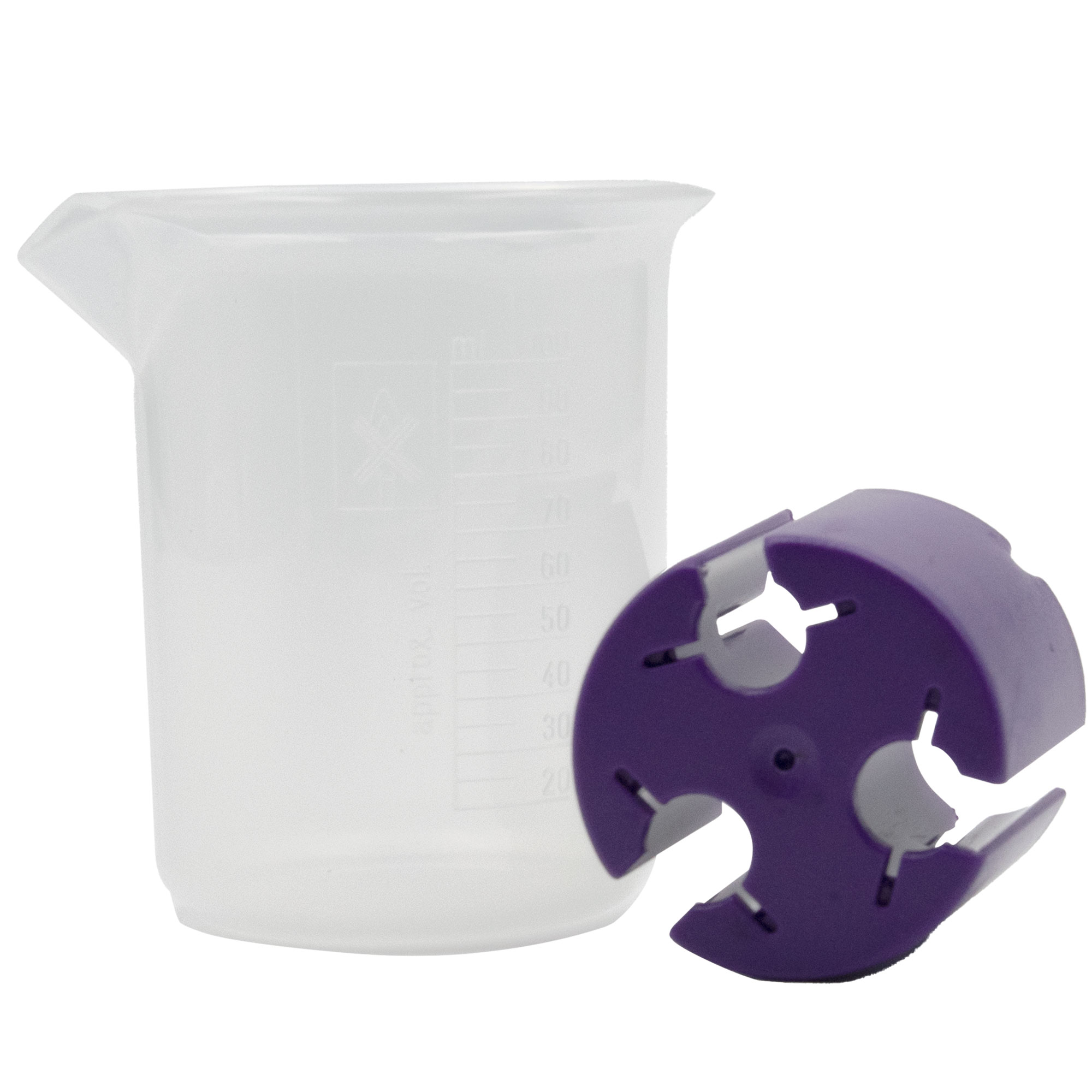 Messbecher transparent