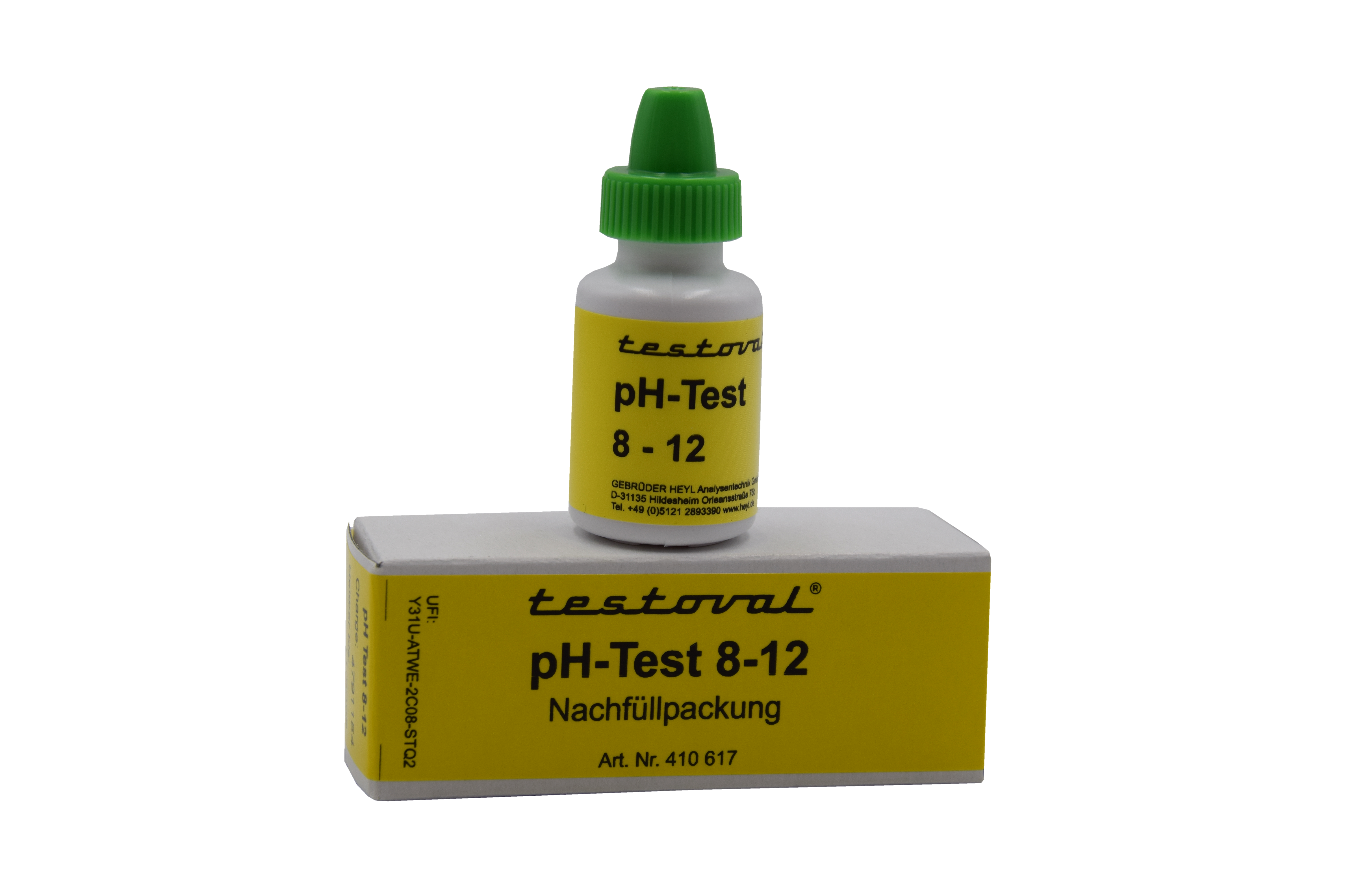 Refill pack: Reagents for TESTOVAL® PH-VALUE 8-12