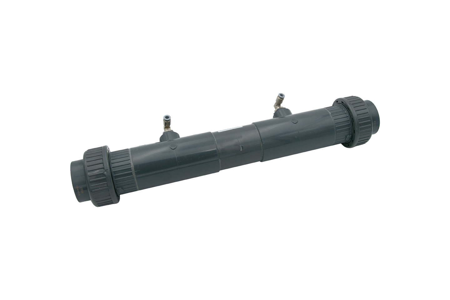 Durchflussregler DN 40, 1 1/2" Durchflussregler DN 40 11/2", Seitenansicht mit Gewindeanschlüssen, passend für Softmaster RS