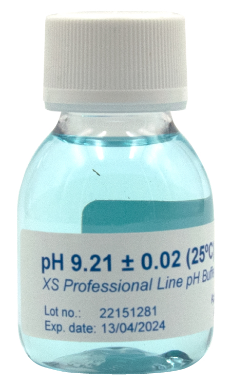 XS Professional XS pH 9.21 Pufferlösung türkis,60ml  Flasche, Ansicht vorne