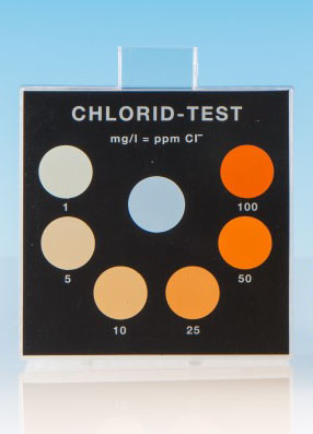 Chlorid - Farbvergleichsgerät Testoval