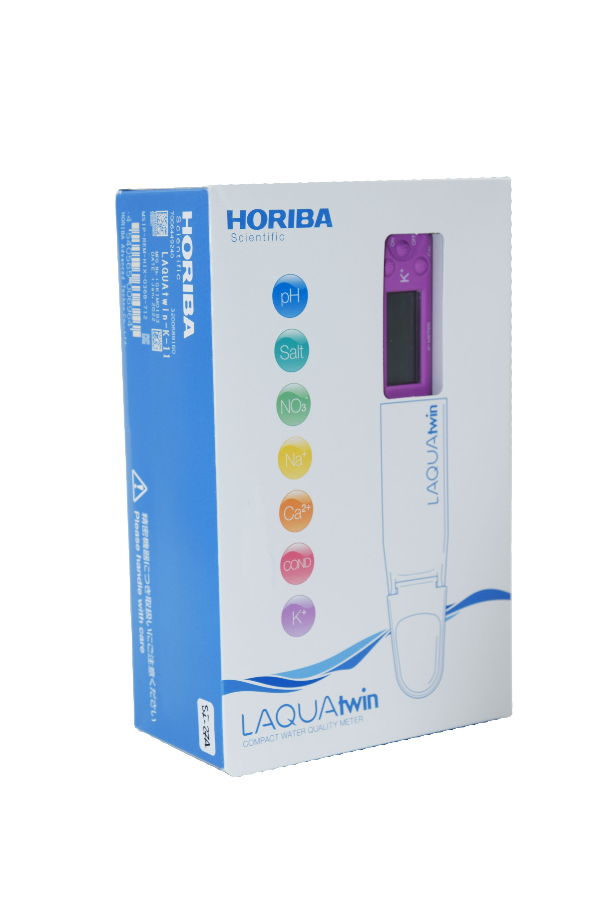Horiba LAQUAtwin Kalium Ionen (K+) Tester mit 2 Kalibrierpunkten und Temperatur Messung (K-11)