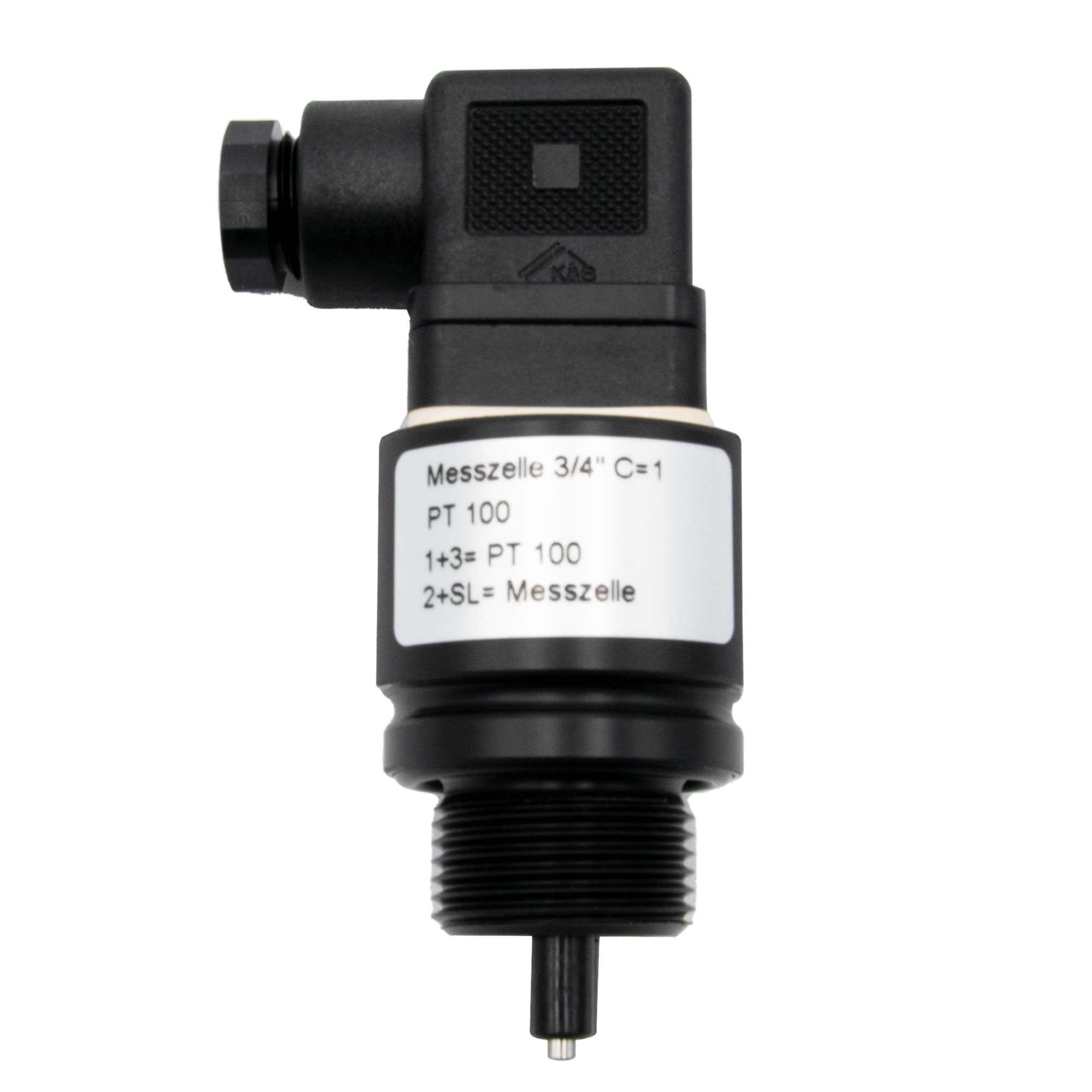 N-LF3410 conductivity measuring cell C=1.0 with PT100, 3/4 inch screw-in cell and solenoid valve connector
