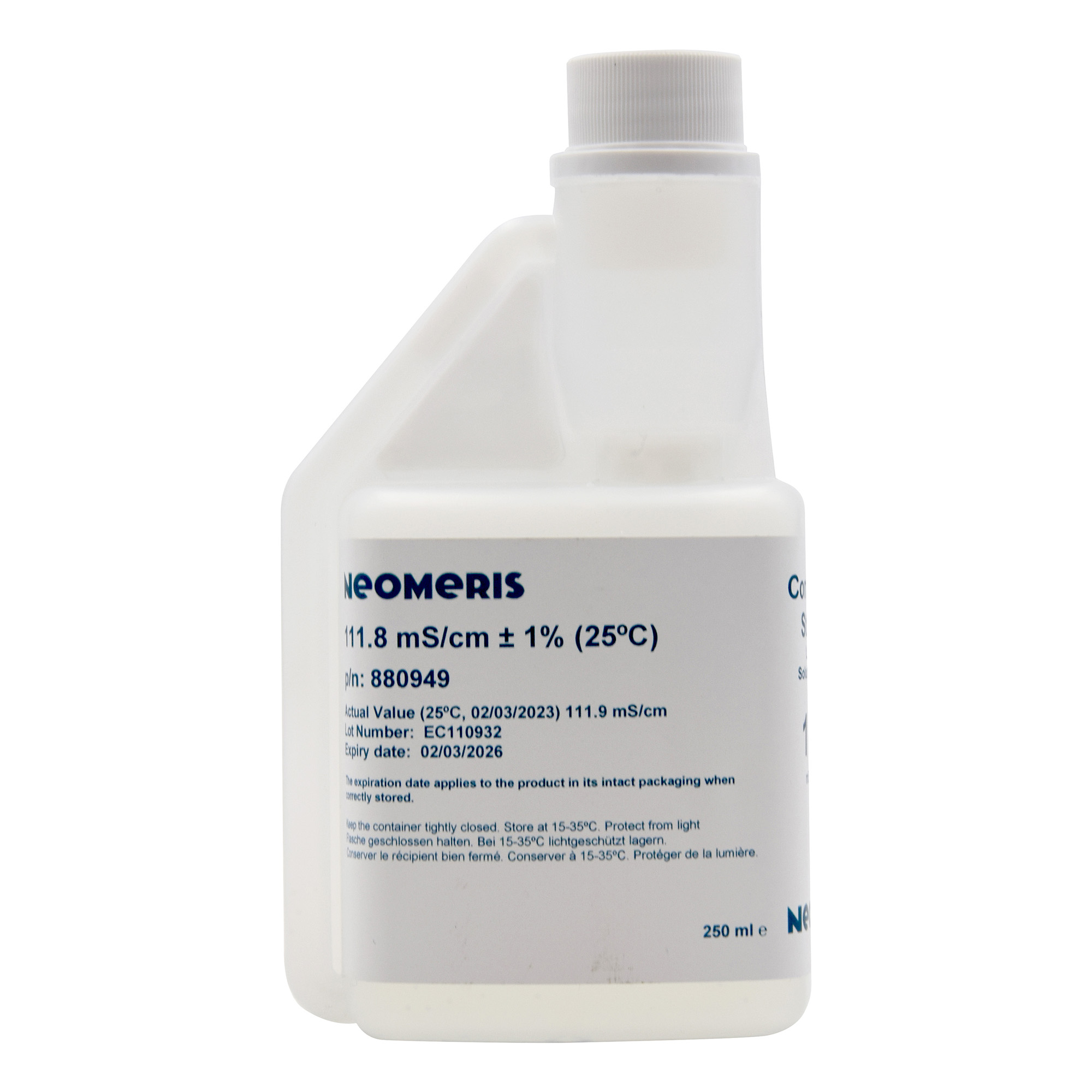 Apera Instruments Leitwert-Kalibrierlösung 1413 µS/cm – 250 Ml – Für Alle Leitfähigkeitsmessgeräte 250ml Flasche Apera Instruments Leitwert-Kalibrierlösung 1413 µS/cm – 250 Ml – Für Alle Leitfähigkeitsmessgeräte 250ml Flasche