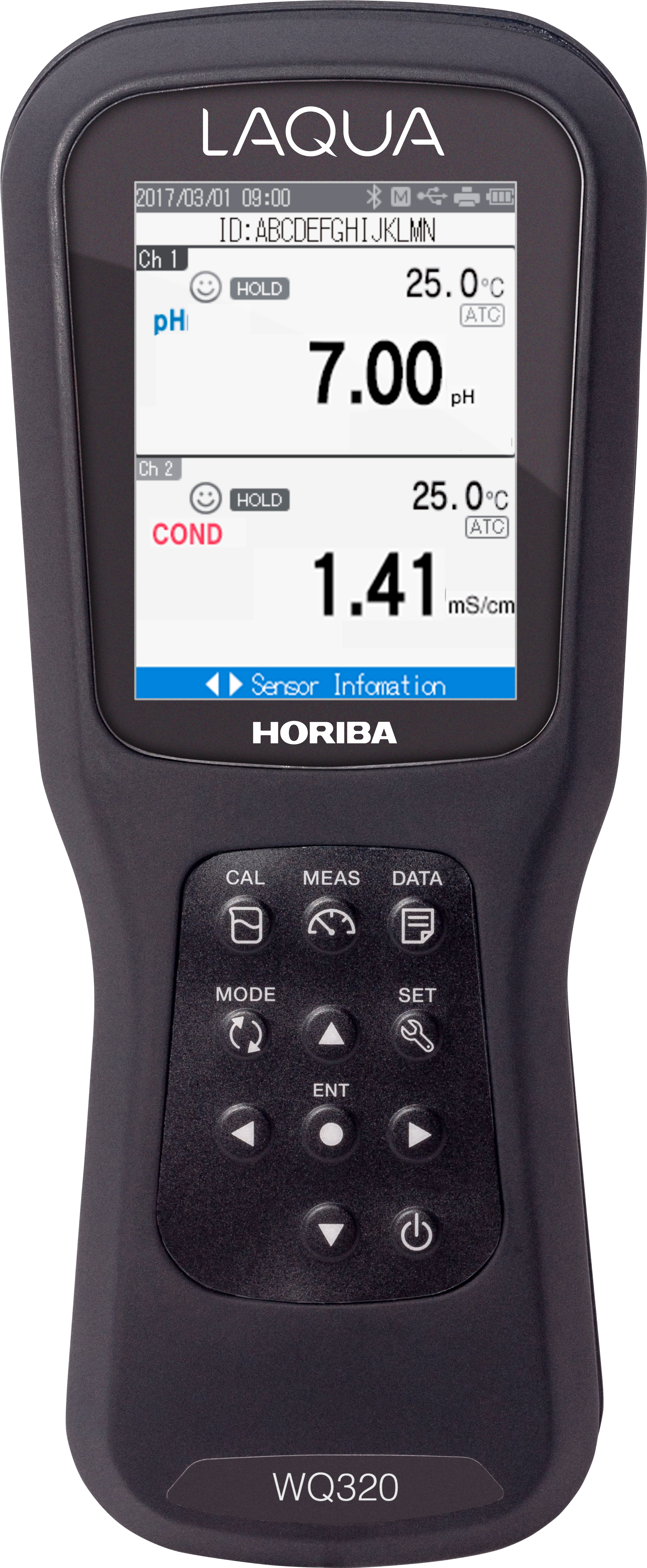Horiba LAQUA WQ320-K – 2 channel professional measuring device for various parameters in analysis case