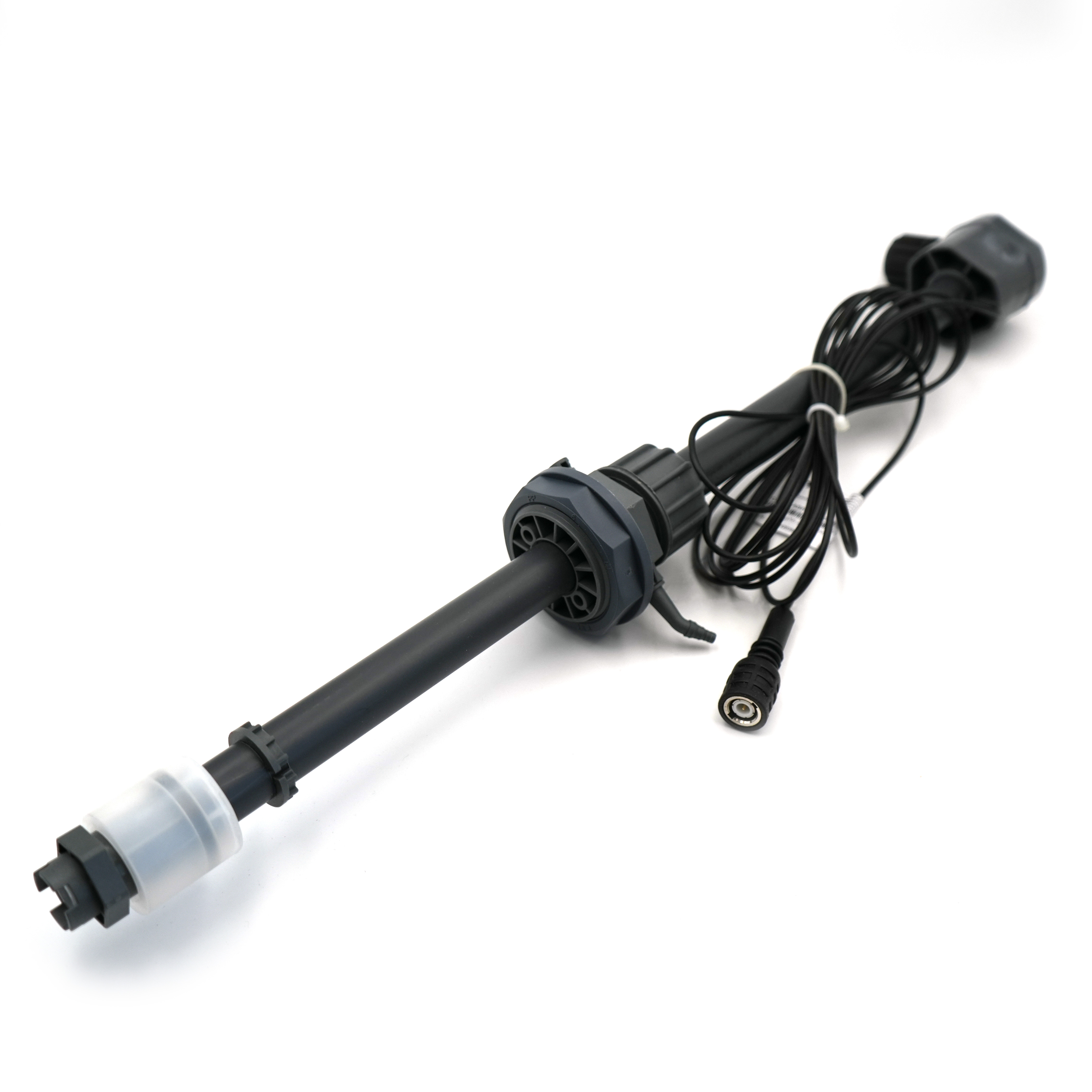 emec Sauglanze Viton Kabelanschluss mit BNC Stecker im Fokus