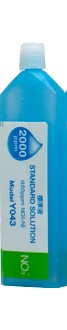 Horiba Y043 Nitrate Ion Solution, single bottle for ion-selective measurement of water quality