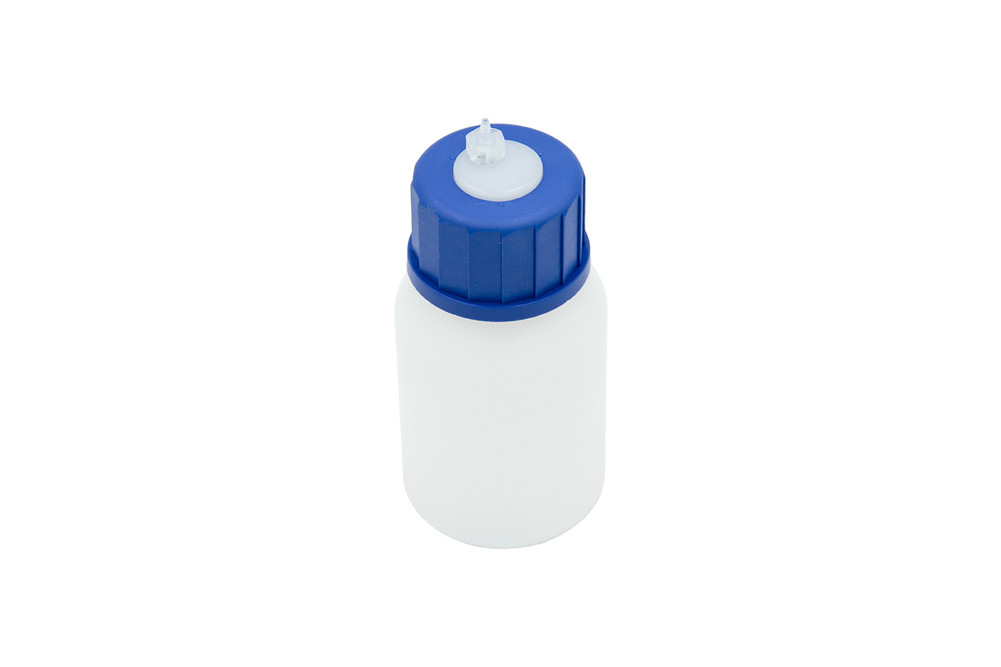 Einsatz mit Schraubverschluss + Saugrohr, Schlaucholive 2,4mm und 100 ml-Flasche