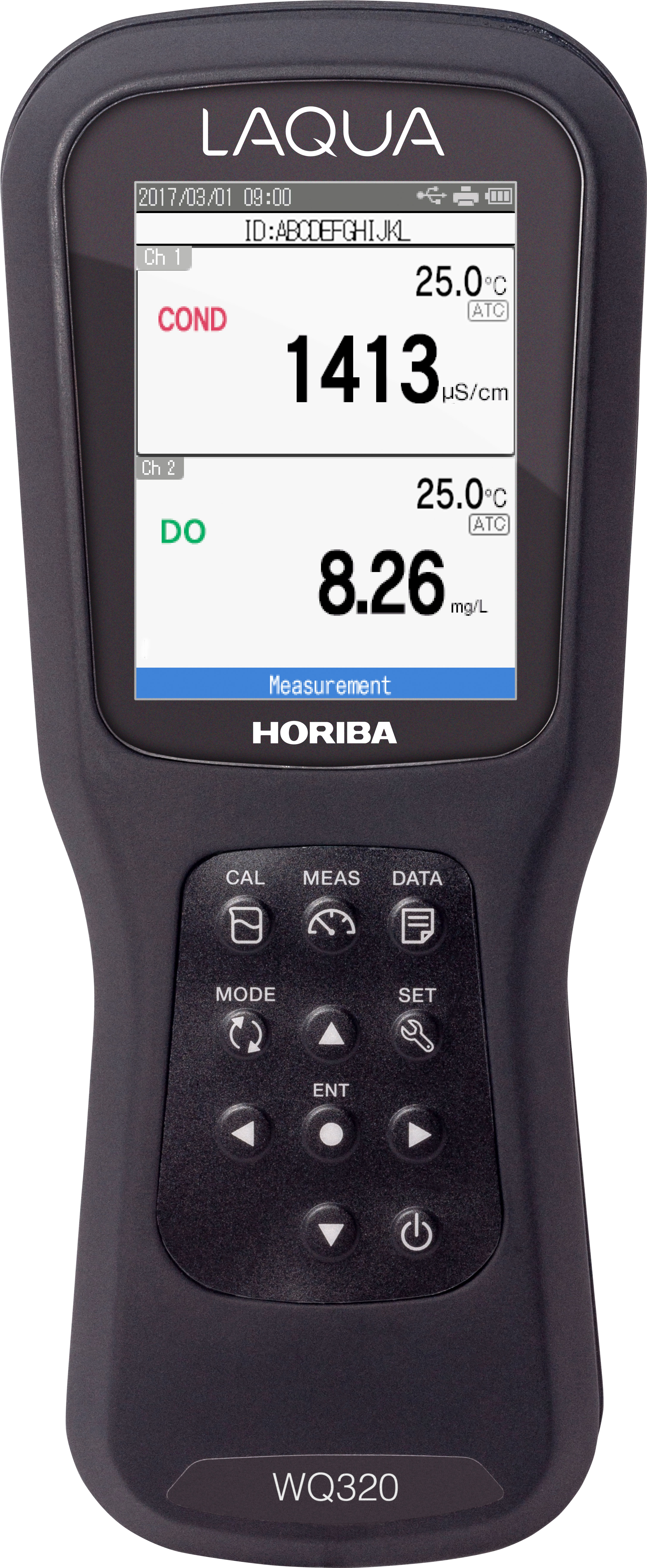 Horiba LAQUA WQ-320-K Dual Front EC+DO Sensoren, LCD aktiv