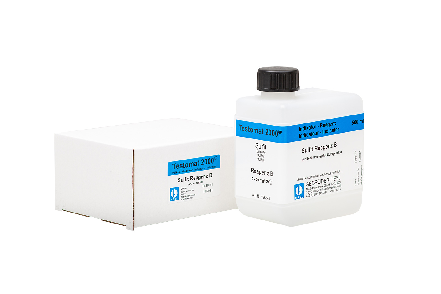 Testomat 2000® SO3 Reagenz B 500 ml, Reagenzflasche für Sulfitmessung