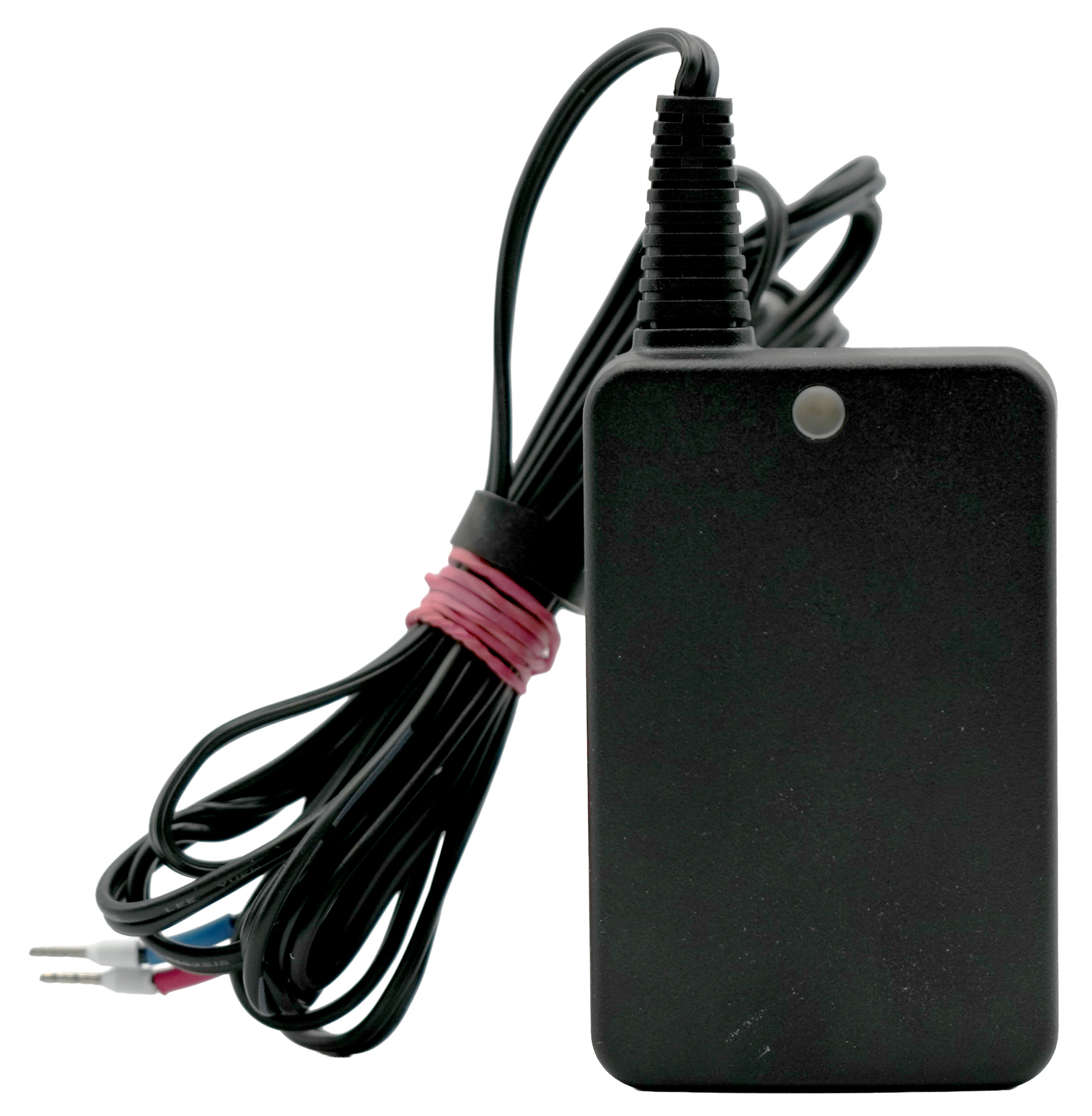 Plug-in power supply 24V 0.75A without primary adapter for Testomat® LIMIT, our item number 30997 Front view of the rear