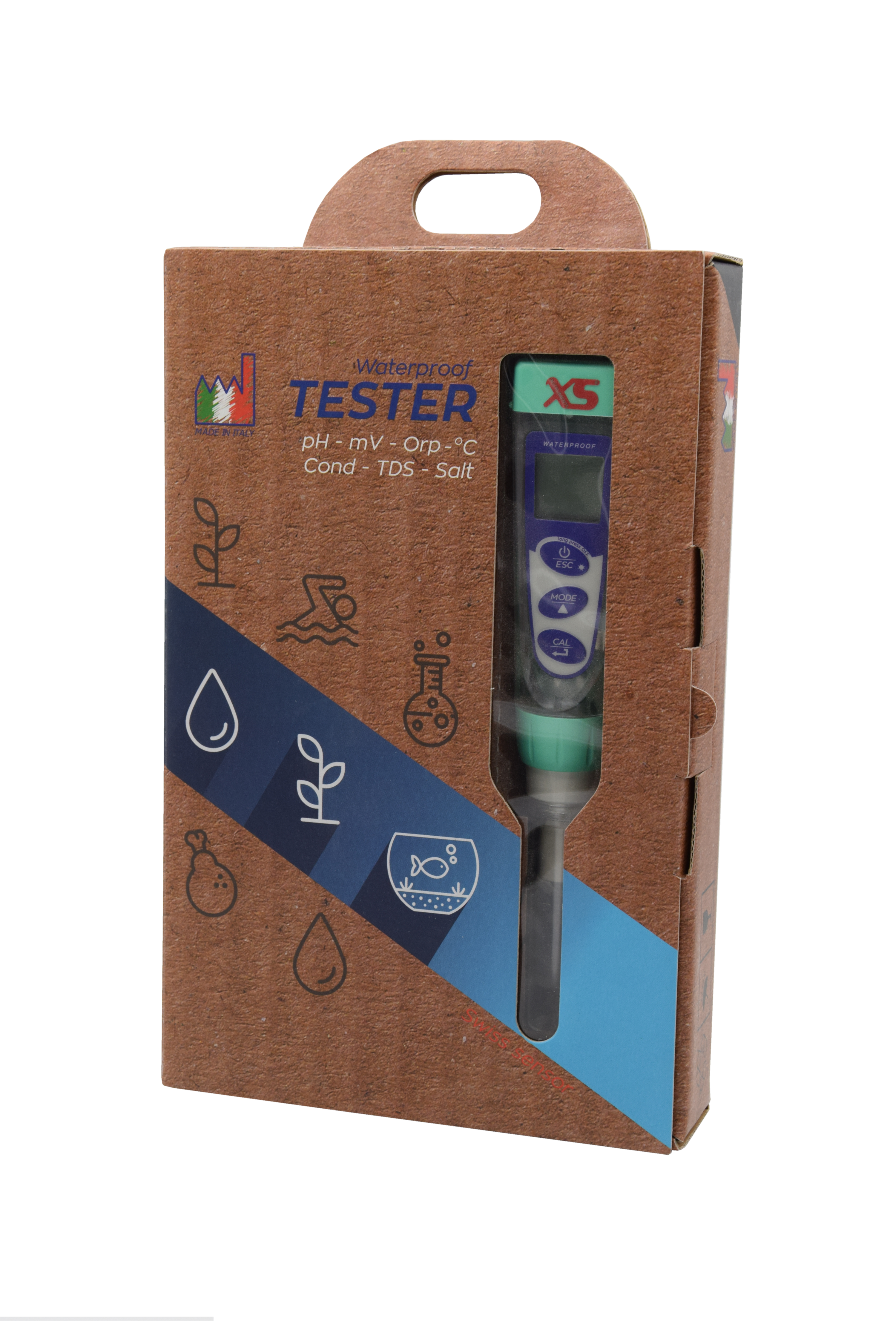 XS pX 4 Tester Kit – pH/Redox/Temperatur Pocket-Tester