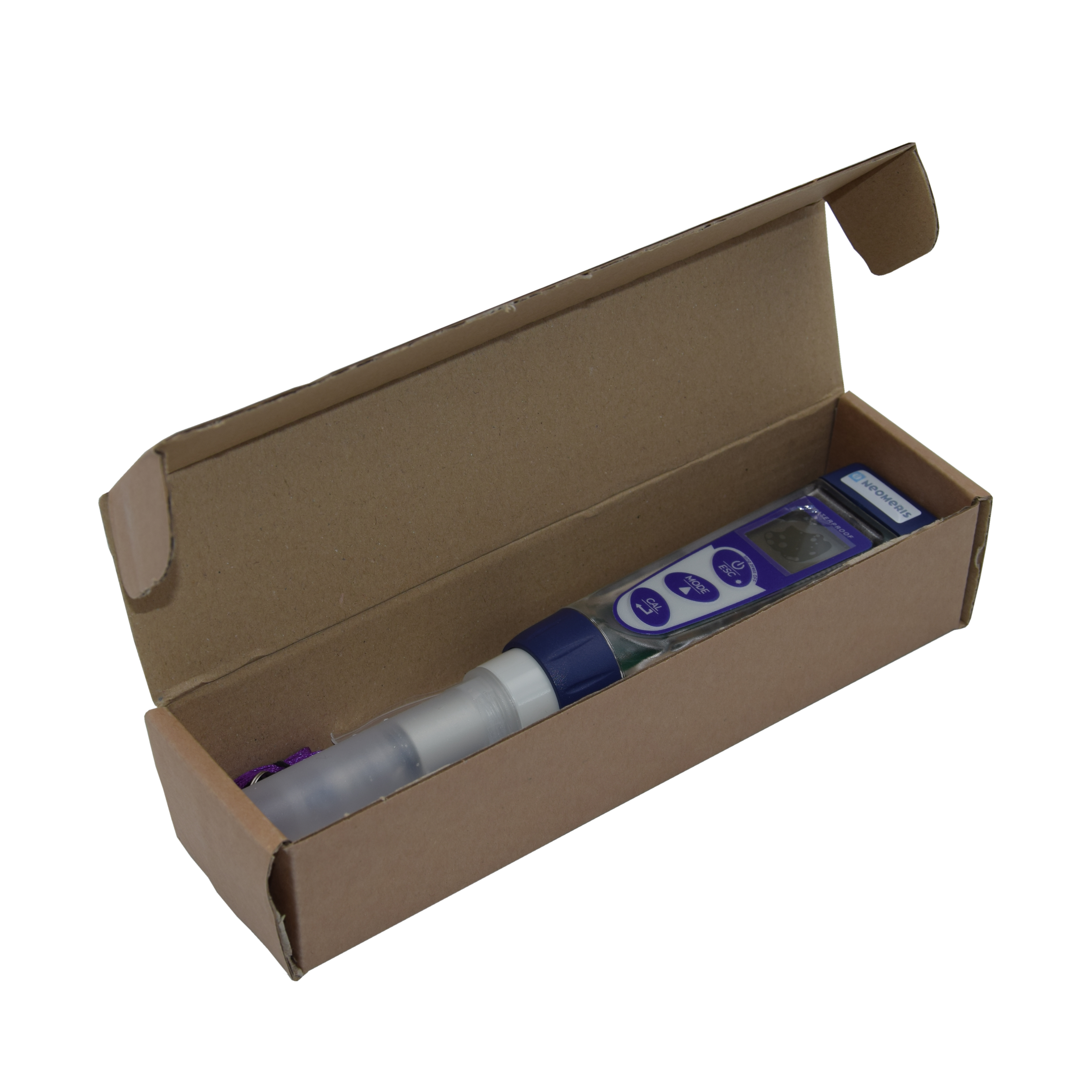 Advanced pH/mV/Redox/Leitfähigkeit/TDS/Salzgehalt/Temperatur Pocket-Tester  im Karton liegend