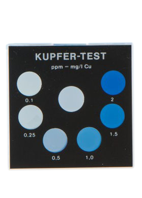 Copper – color comparator Testoval