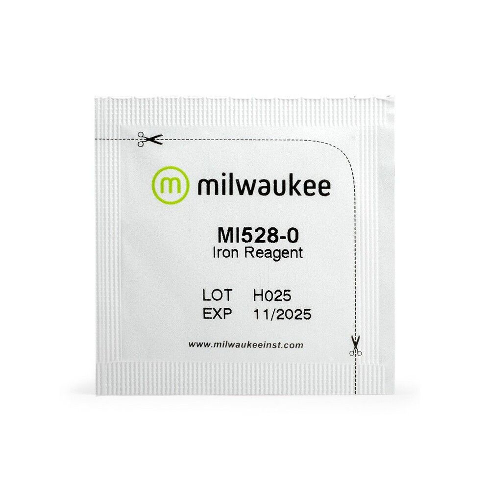 Milwaukee MI528-25 Pulverreagenzien für den digitalten Eisentester (25 Stück)