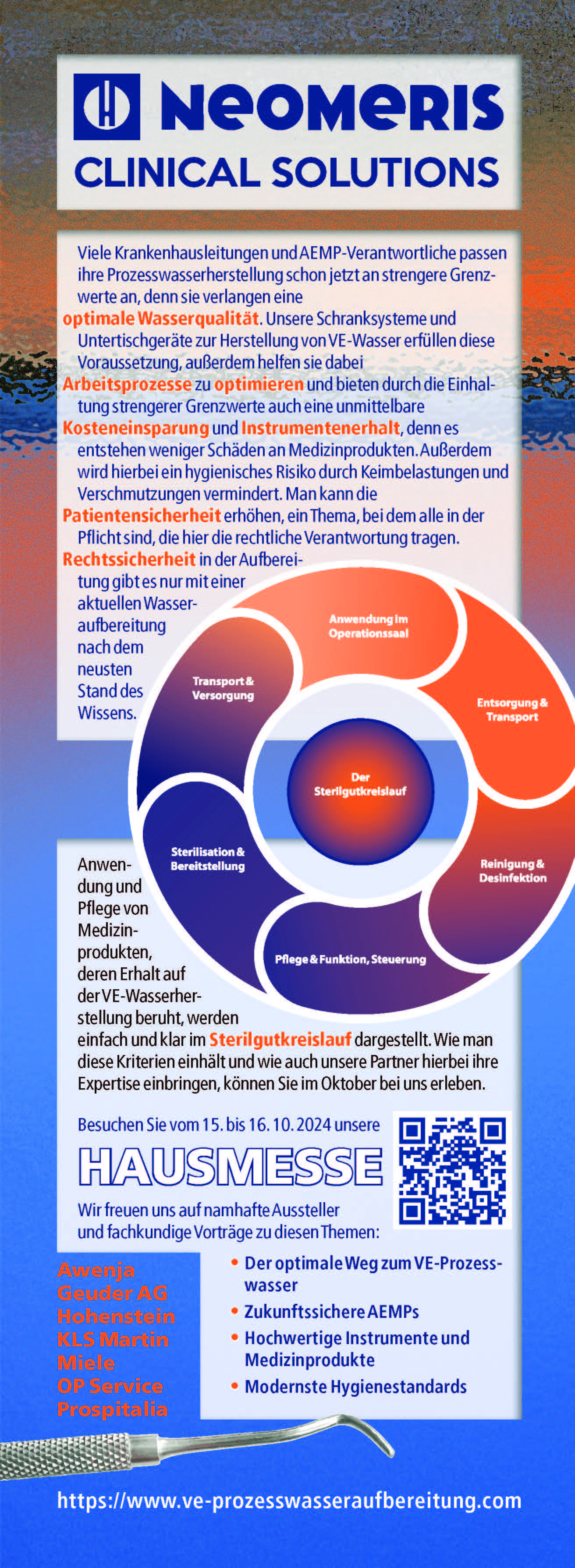 "Wissen teilen" ist das Leitmotiv der Clinical Solution Hausmesse für Führungskräfte der Klinikwelt in Hildesheim