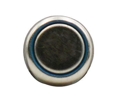 Knopfzellen Batterie 1.5V V377 für Testomat® LIMIT unsere Artikelnummer 32539 Frontalansicht der Batterie