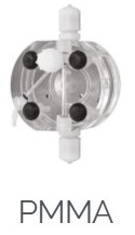 emec K-Plus Service Set M - PMMA pump head, Viton seal and PTFE diaphragm