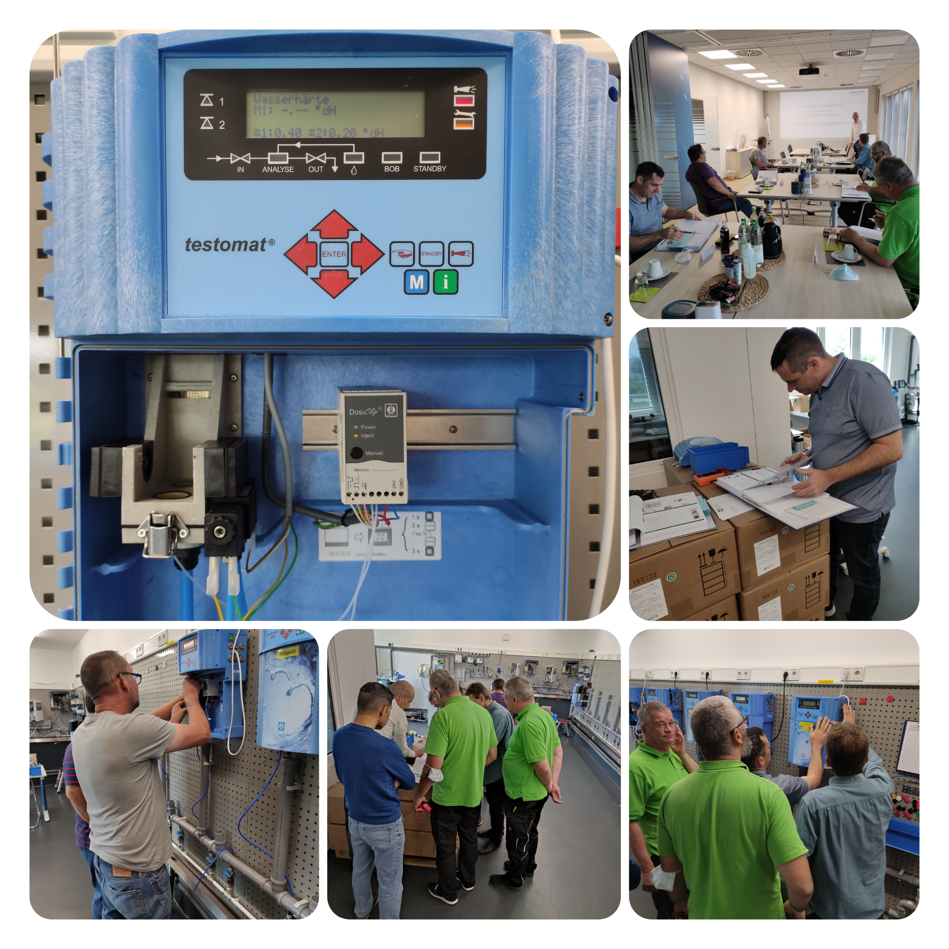 Testomat training as a closed event at our technical center in Hildesheim 