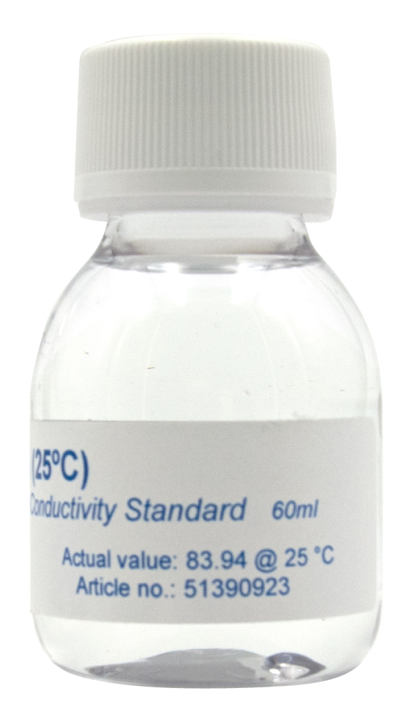 XS Professional 84µS/cm - 4x 60ml Leitfähigkeitskalibrierlösung klar, Ansicht hinten