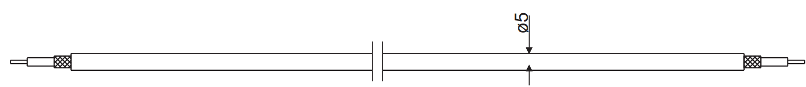 50m Anschlusskabel für pH/Redox, Leitungsende 1 (sensorseitig) = ohne Stecker, Anschlussende 2 = ohne Stecker 50 Meter Anschlusskabel für pH/Redox, ohne Stecker, sensor- und geräteseitiges Kabelende