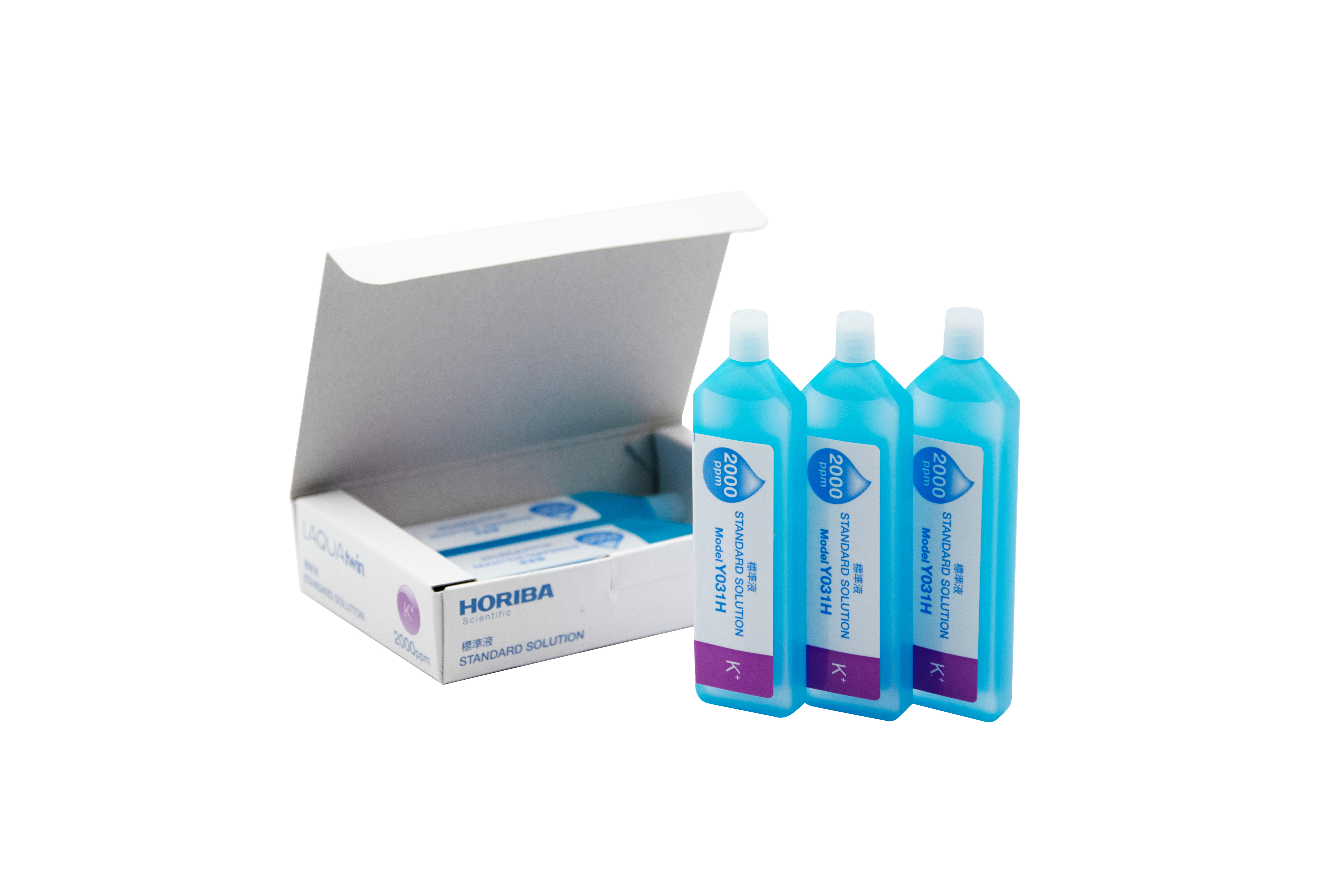 Horiba Potassium Ion Standard Solution 2000ppm, pack of 6 x 14ml