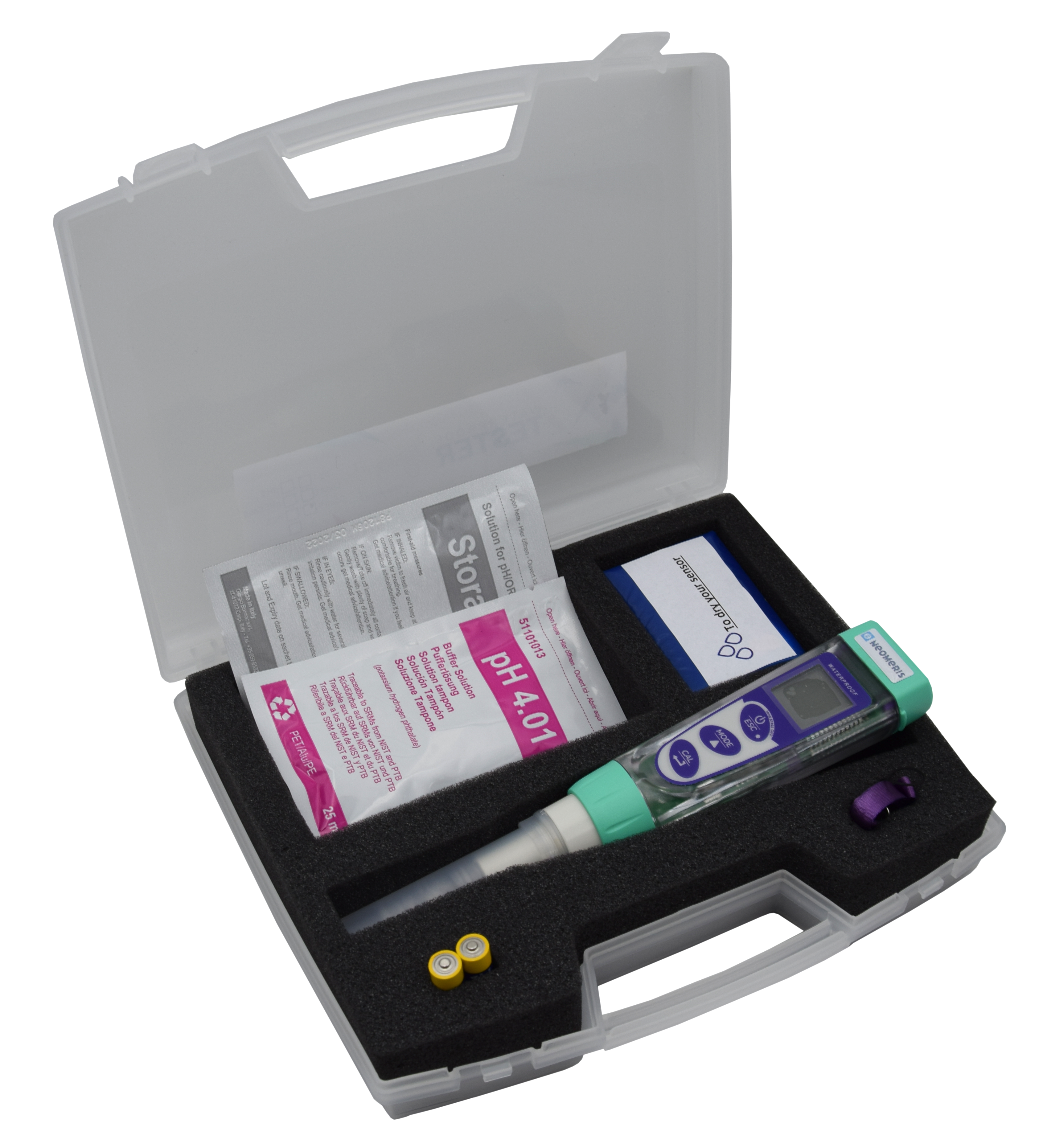 Redox Machine Neomeris Advanced pH/Redox/Temp. pocket tester in measuring case ...