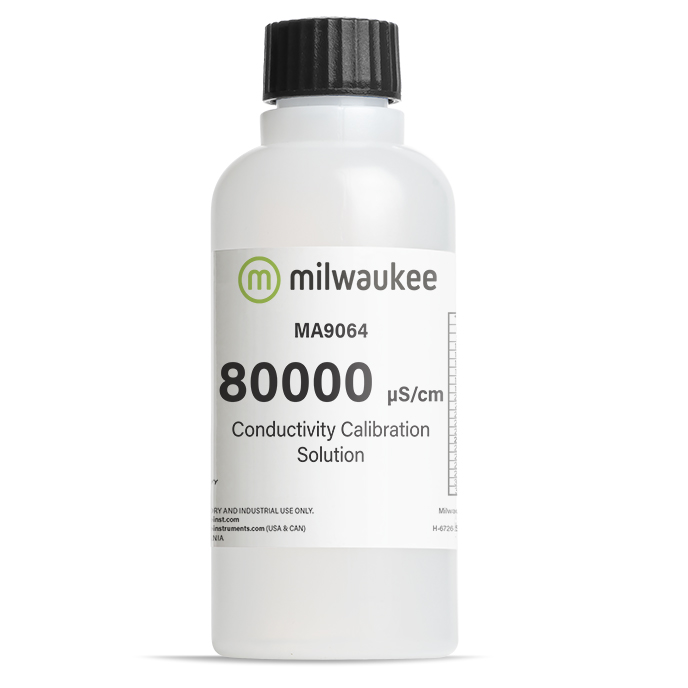 Milwaukee 80000 µS/cm Leitfähigkeitskalibrierlösung 230ml (MA9064) Artikelnummer: 896160