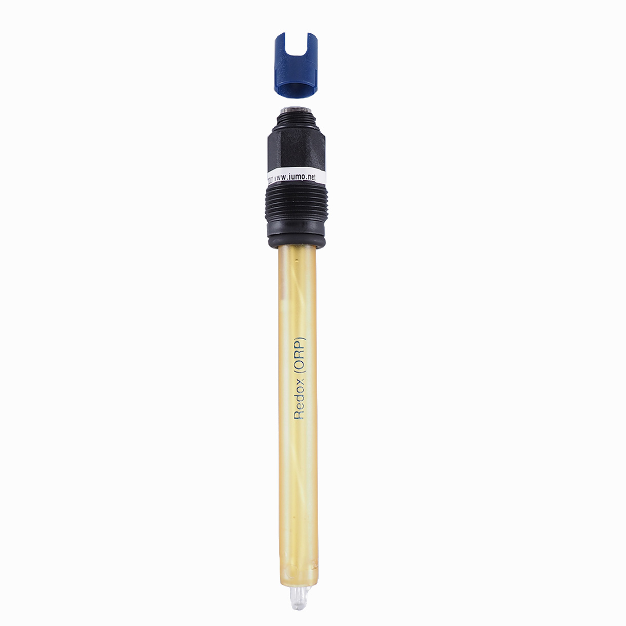 JUMO ecoLine Redox Kunststoffschaft- Elektrode, S8 Pg13,5 Schraubkopf mit aufsteckbarem Schutzkorb