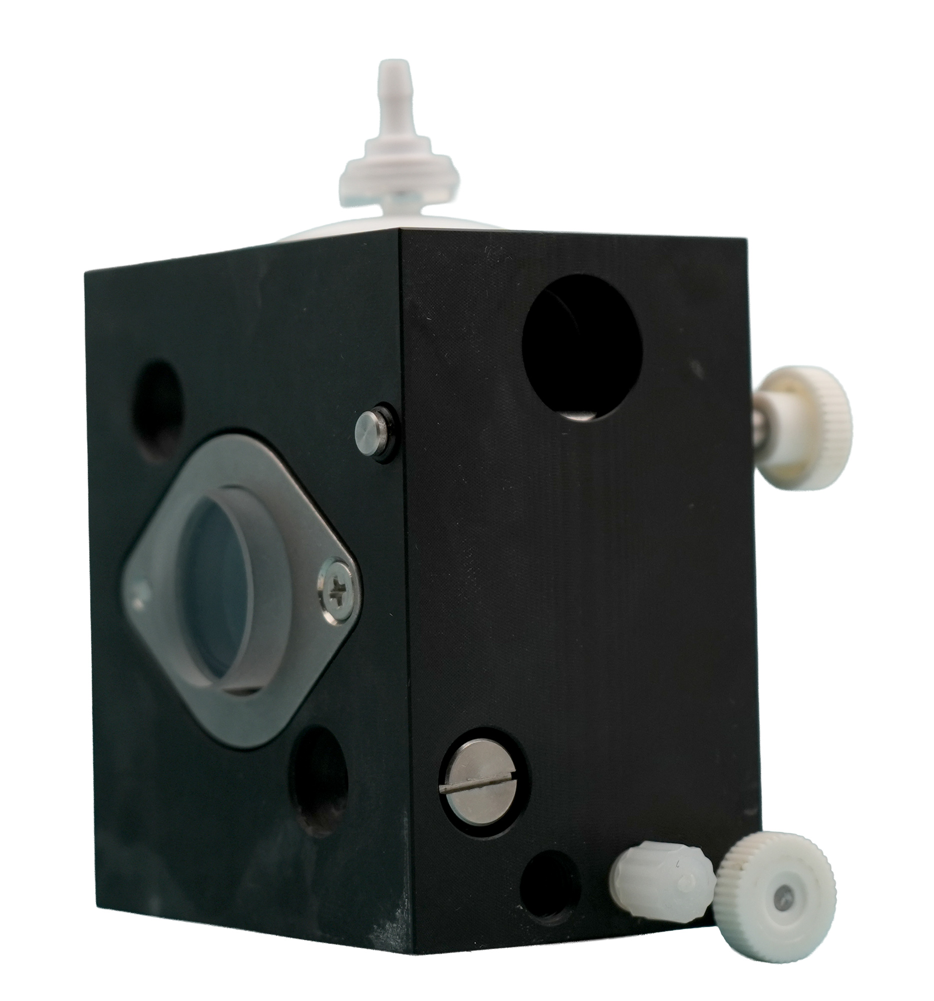 Messkammer-Testomat® LIMIT TH komplett unsere Artikelnummer 40690 Schräger Blick auf die Linke Seite