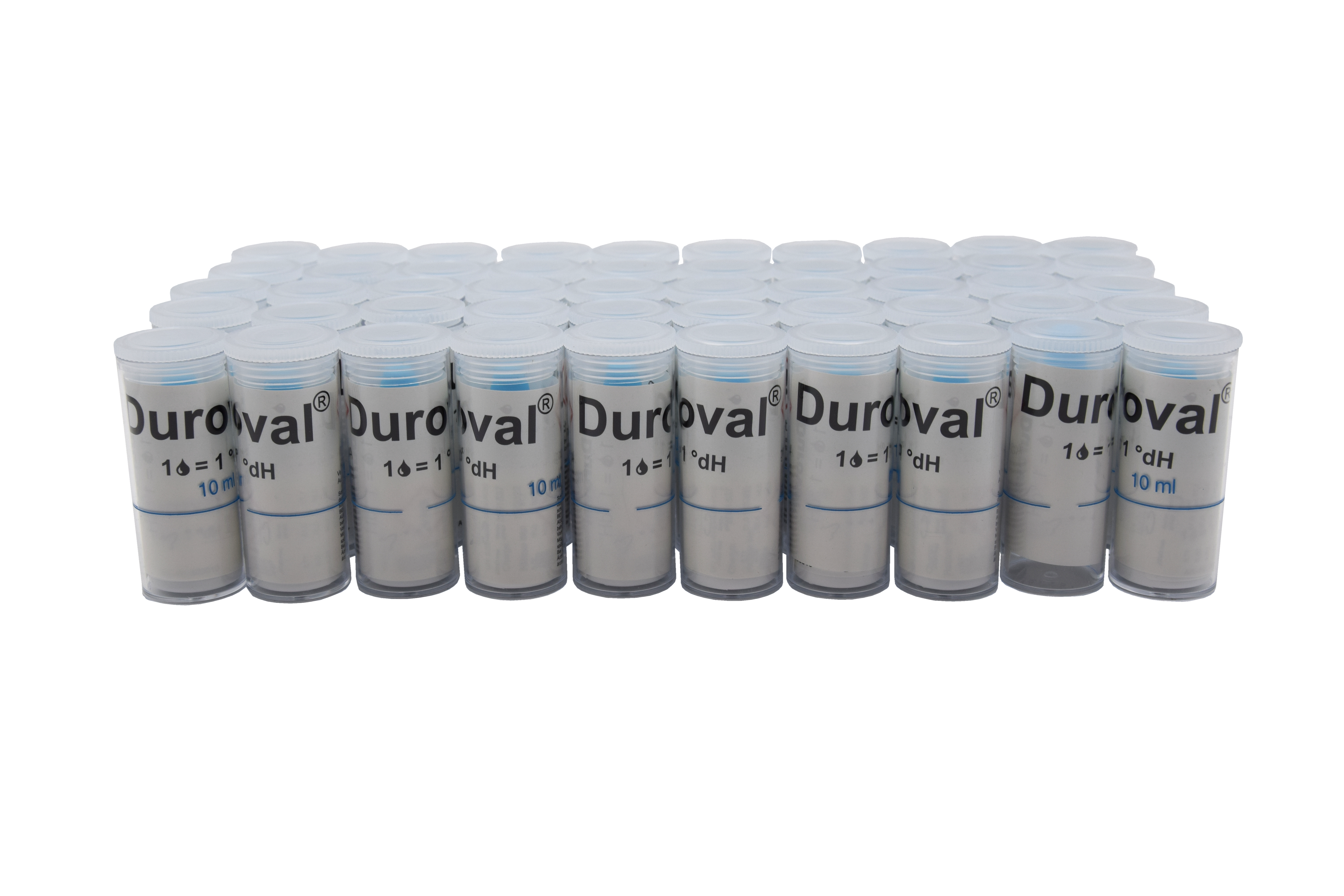 DUROVAL® 1 Tropfen = 1 °dH Tropfenzähl Titrations- Test (50 Stück ohne Faltschachtel)
