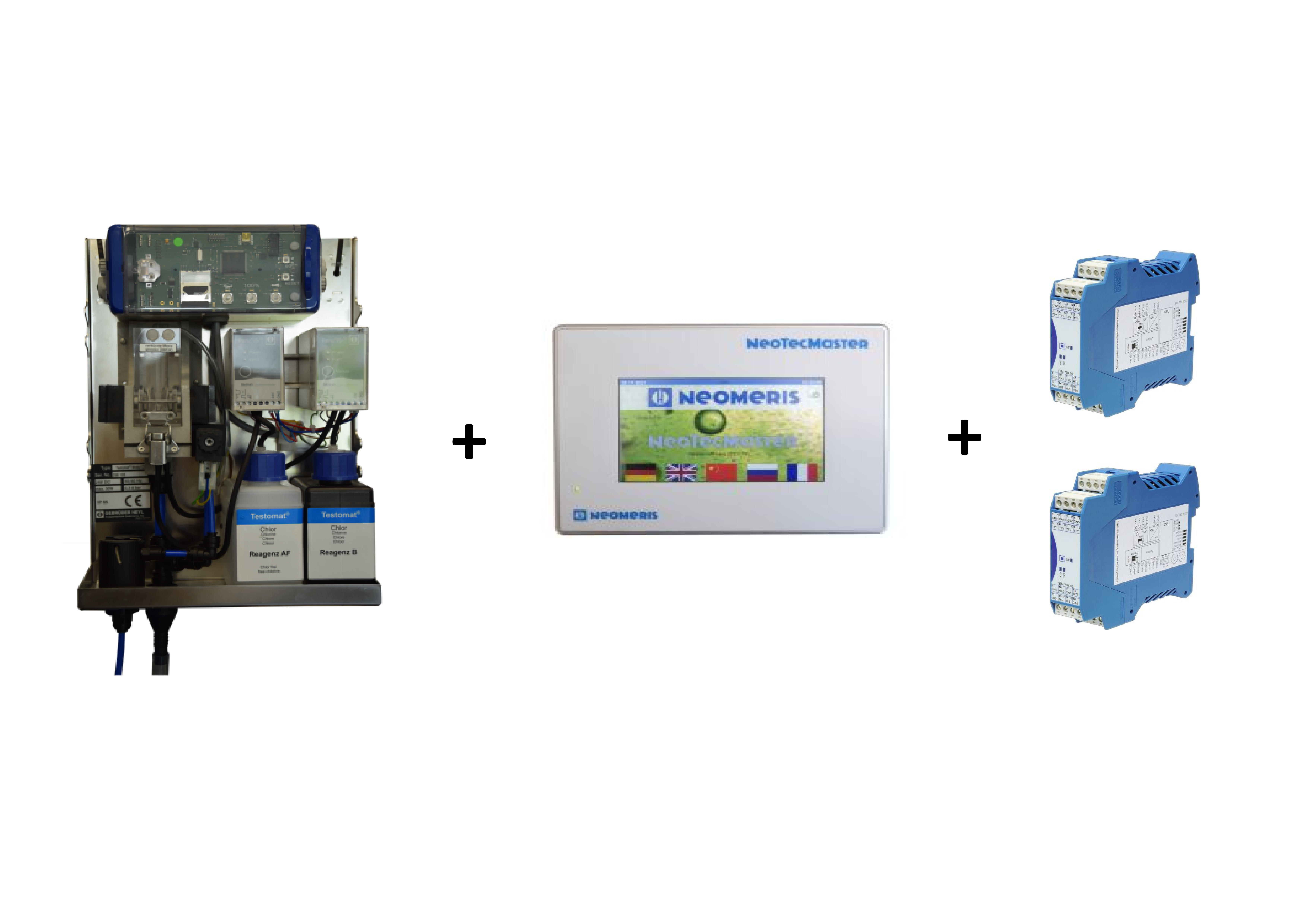 Testomat® LAB CL with NeoTecMaster® - value-added package Testomat LAB CL mit NeoTecMaster Komplettsystem zur Chloranalyse