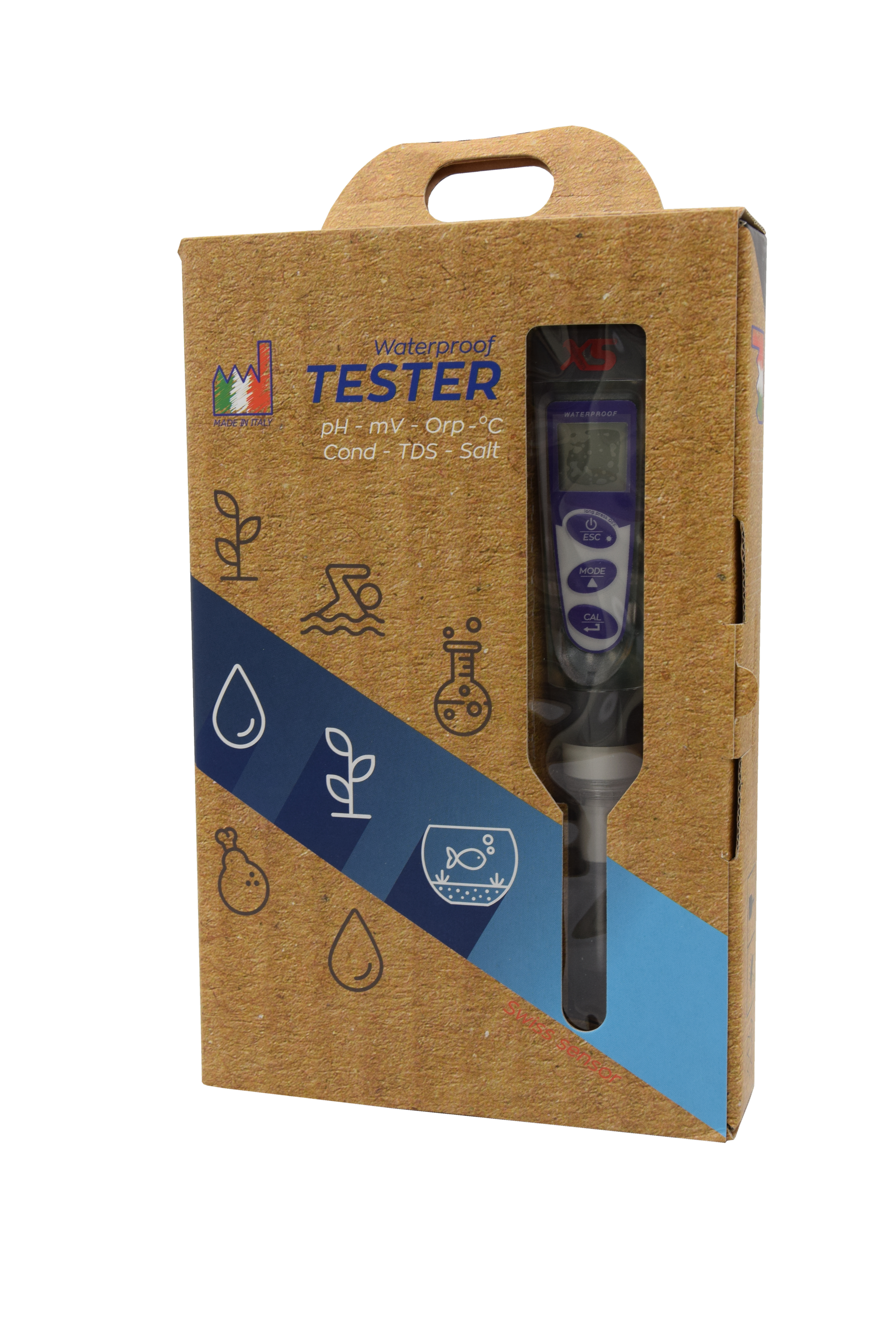 XS COND 5 Tester Kit – Leitfähigkeit/TDS/Salinität/Temperatur Pocket Tester