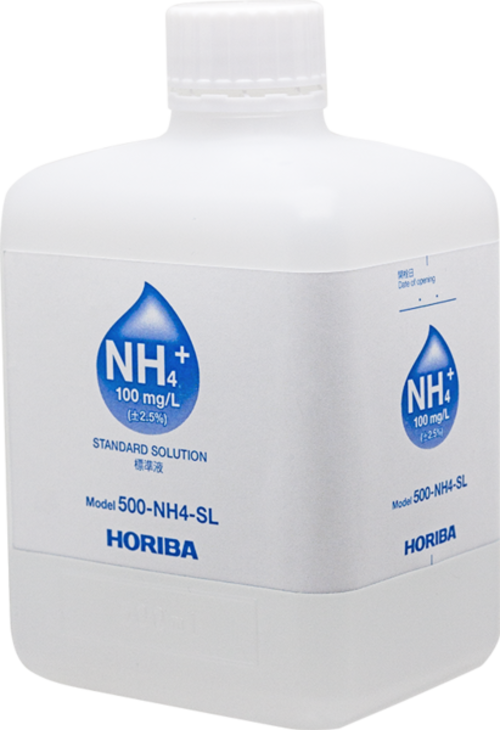 Horiba 100 mg/L Ammonium Ion Standard Solution, 500ml (500-NH4-SL) Product number: 895917