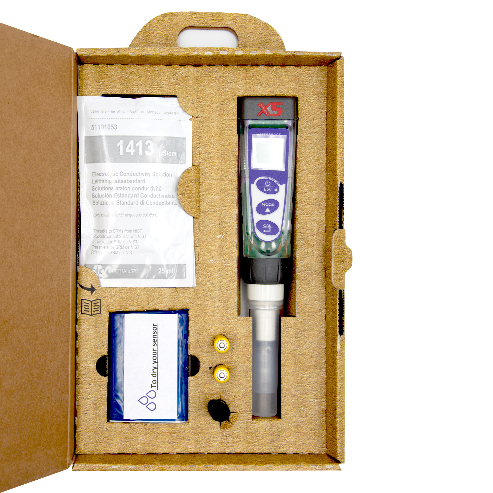 XS COND 5 Tester Kit – Leitfähigkeit/TDS/Salinität/Temperatur Pocket Tester
