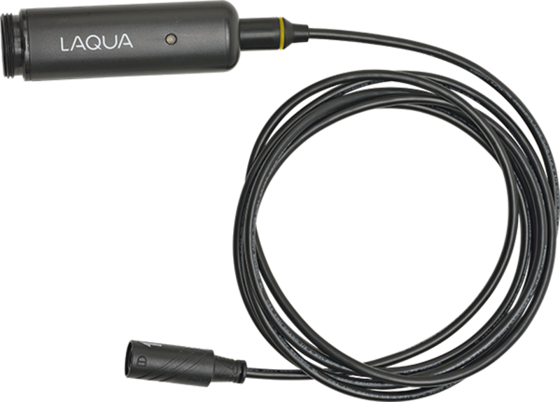 Horiba LAQUA 300‑I‑2 Ion Sensor Head Frontansicht, digitaler Sensorkopf mit BNC‑Stecker